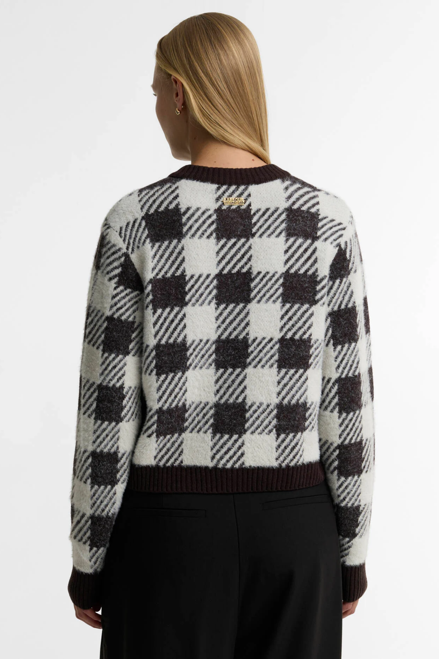 Barbour International Halina Knitted Cardigan Truffle Multi LKN1855