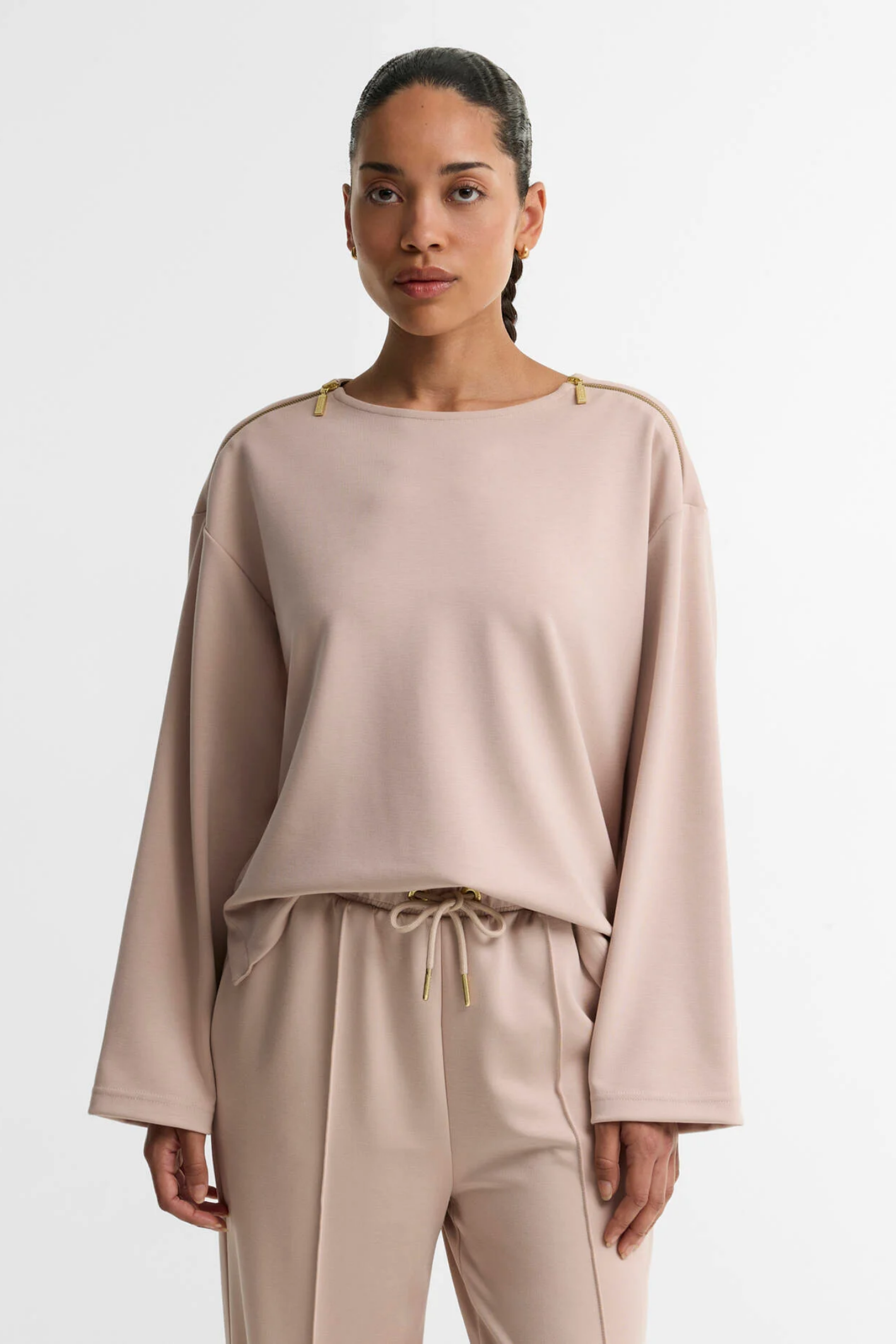 Barbour International Kenna Sweatshirt Nutmeg LOL0702