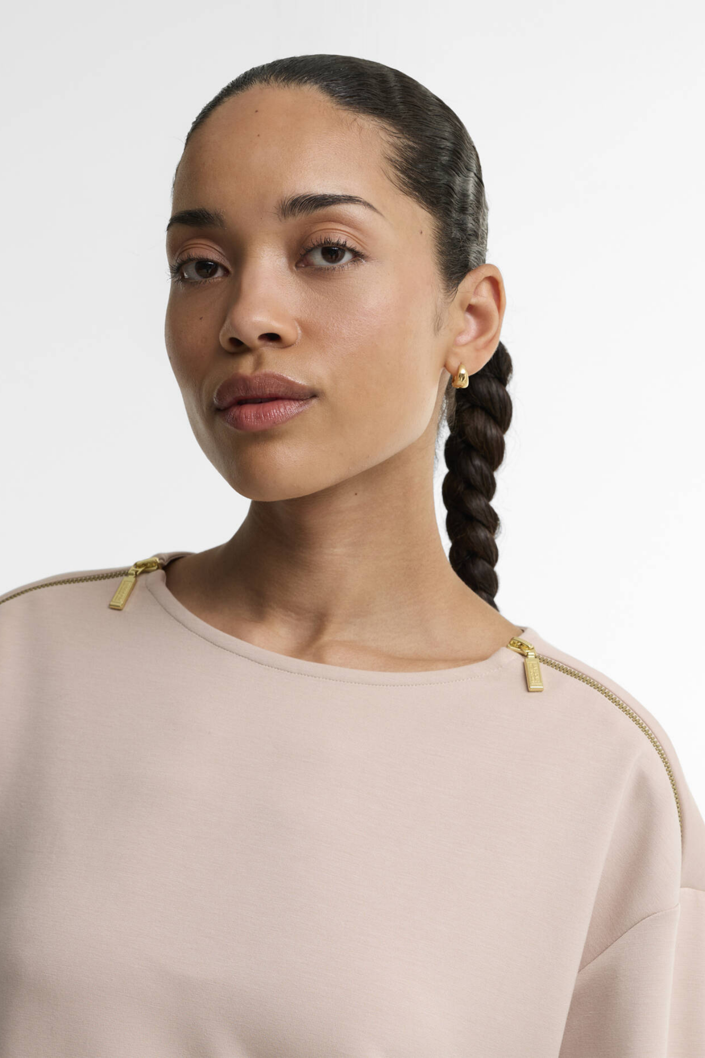 Barbour International Kenna Sweatshirt Nutmeg LOL0702