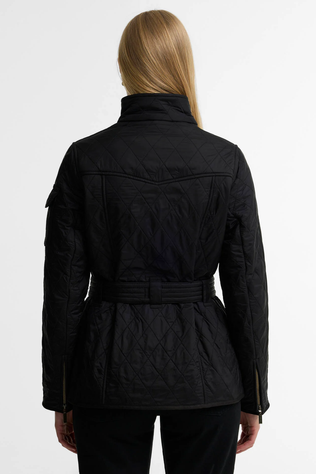 Barbour International Polarquilt Quilted Jacket Black/Black LQU0030
