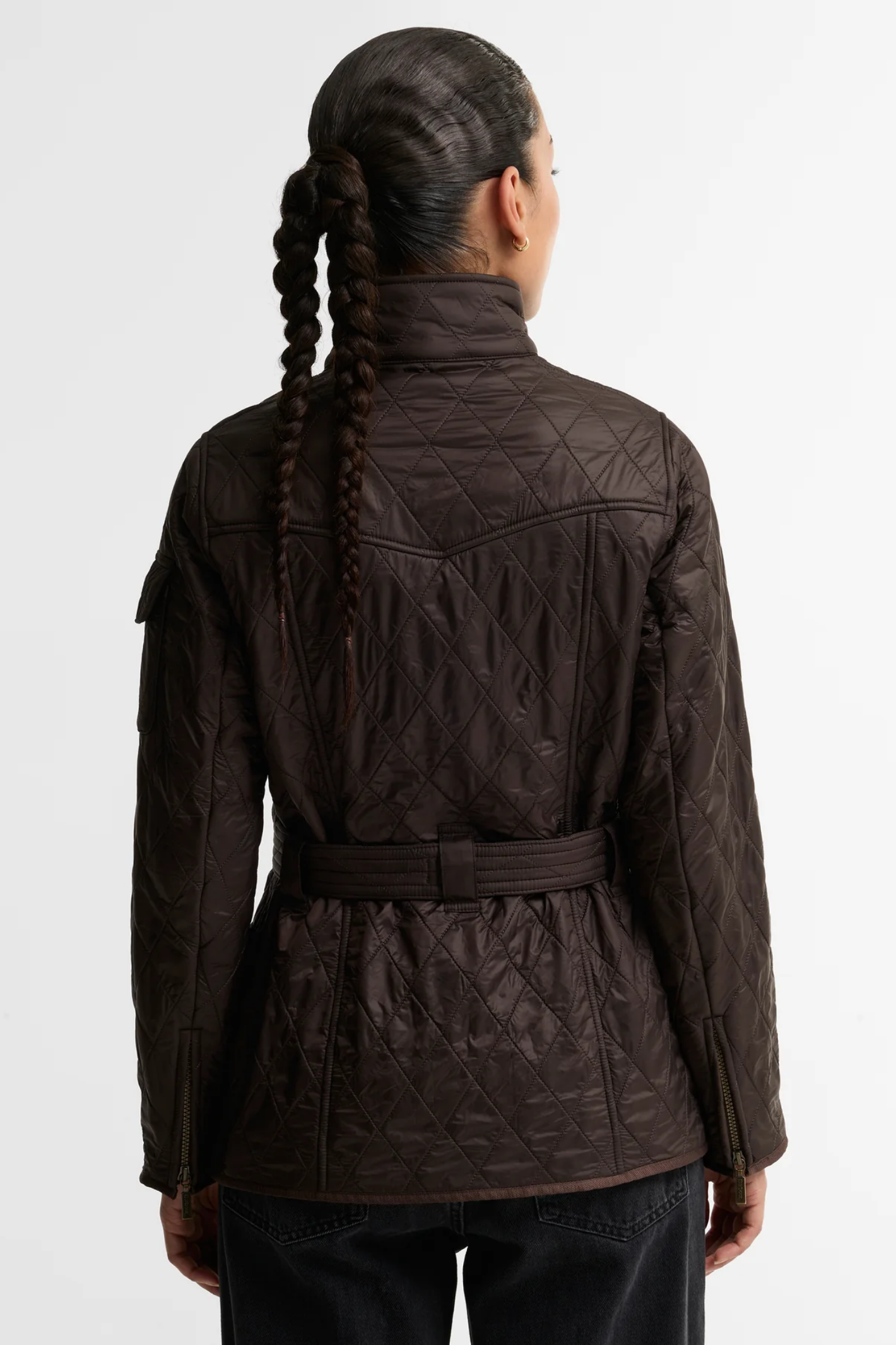 Barbour International Polarquilt Quilted Jacket Truffle LQU0030