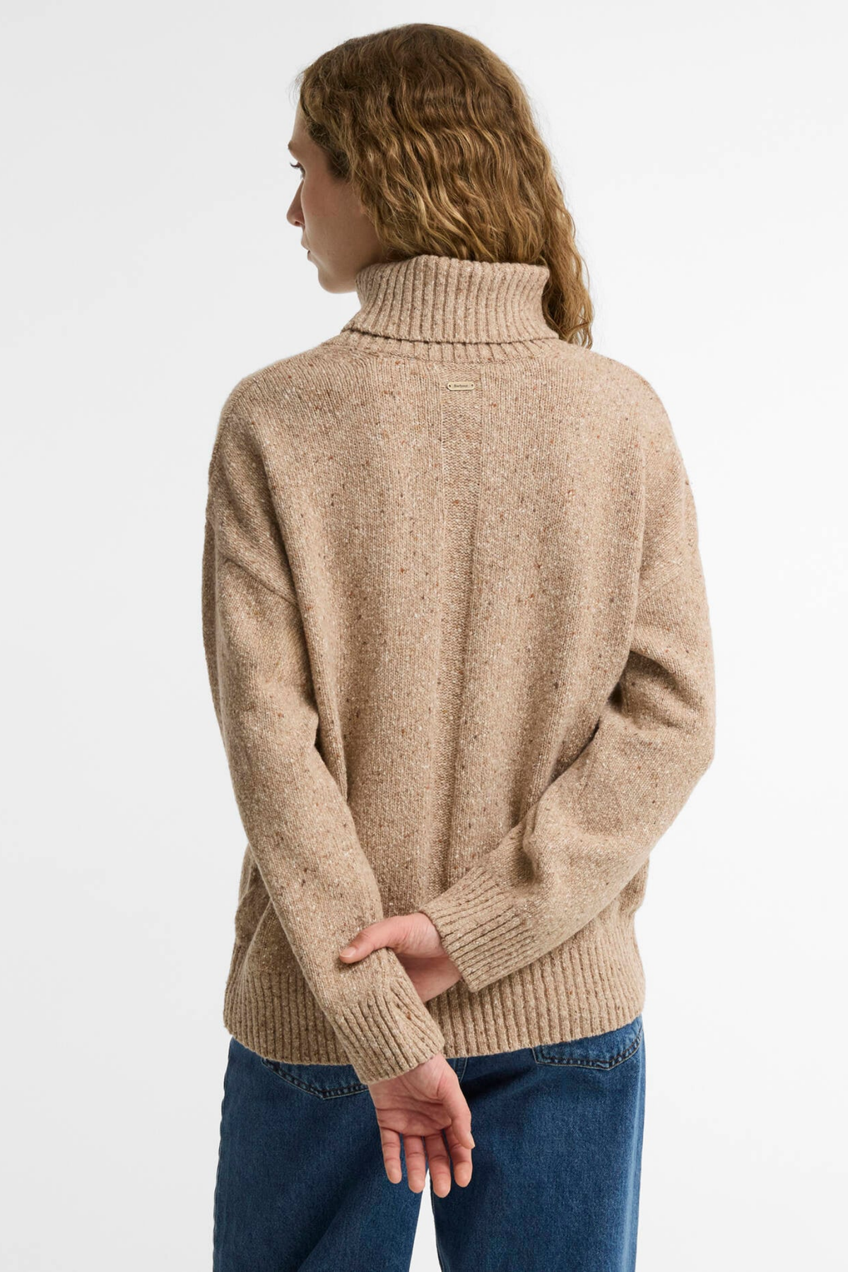 Barbour Stanford Fleck Rollneck Wool Jumper Warm Trench LKN1864BE9310