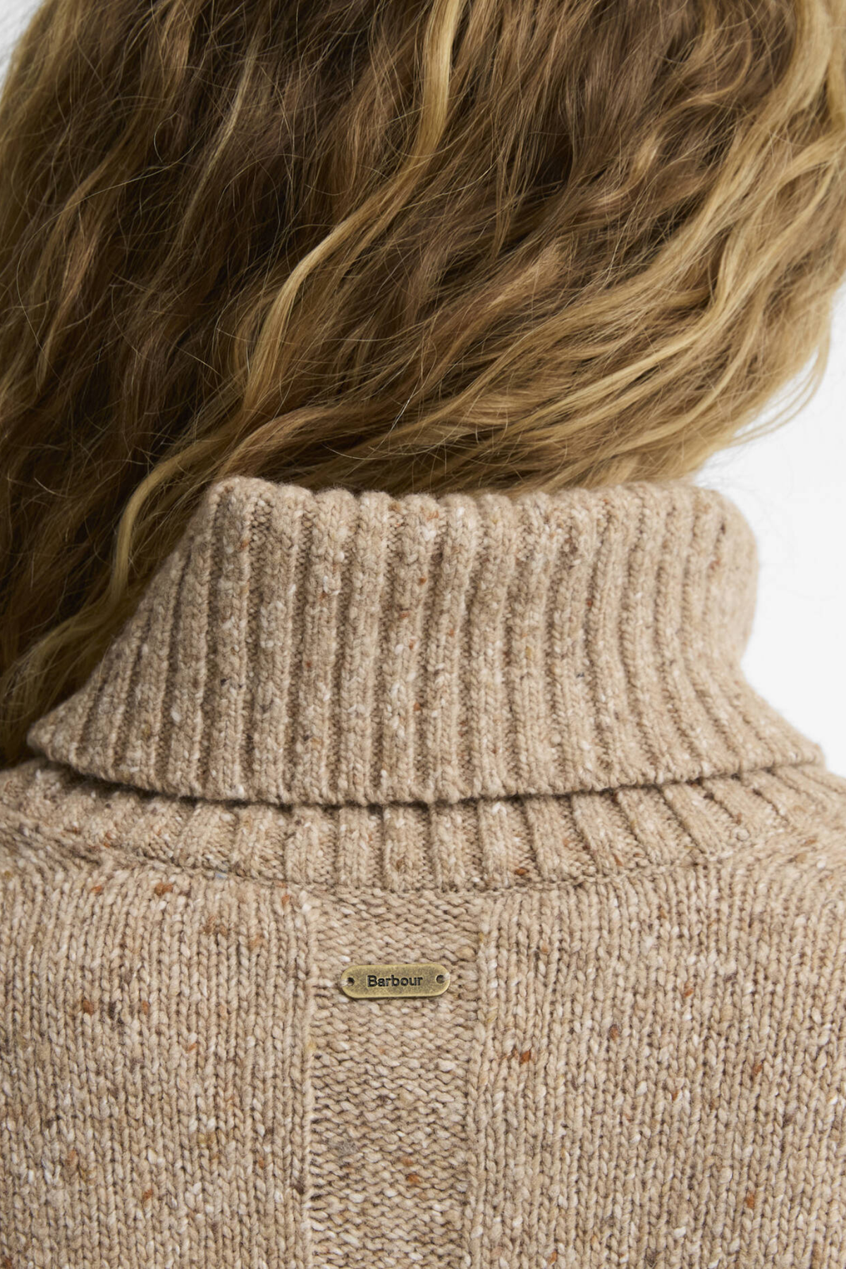 Barbour Stanford Fleck Rollneck Wool Jumper Warm Trench LKN1864BE9310