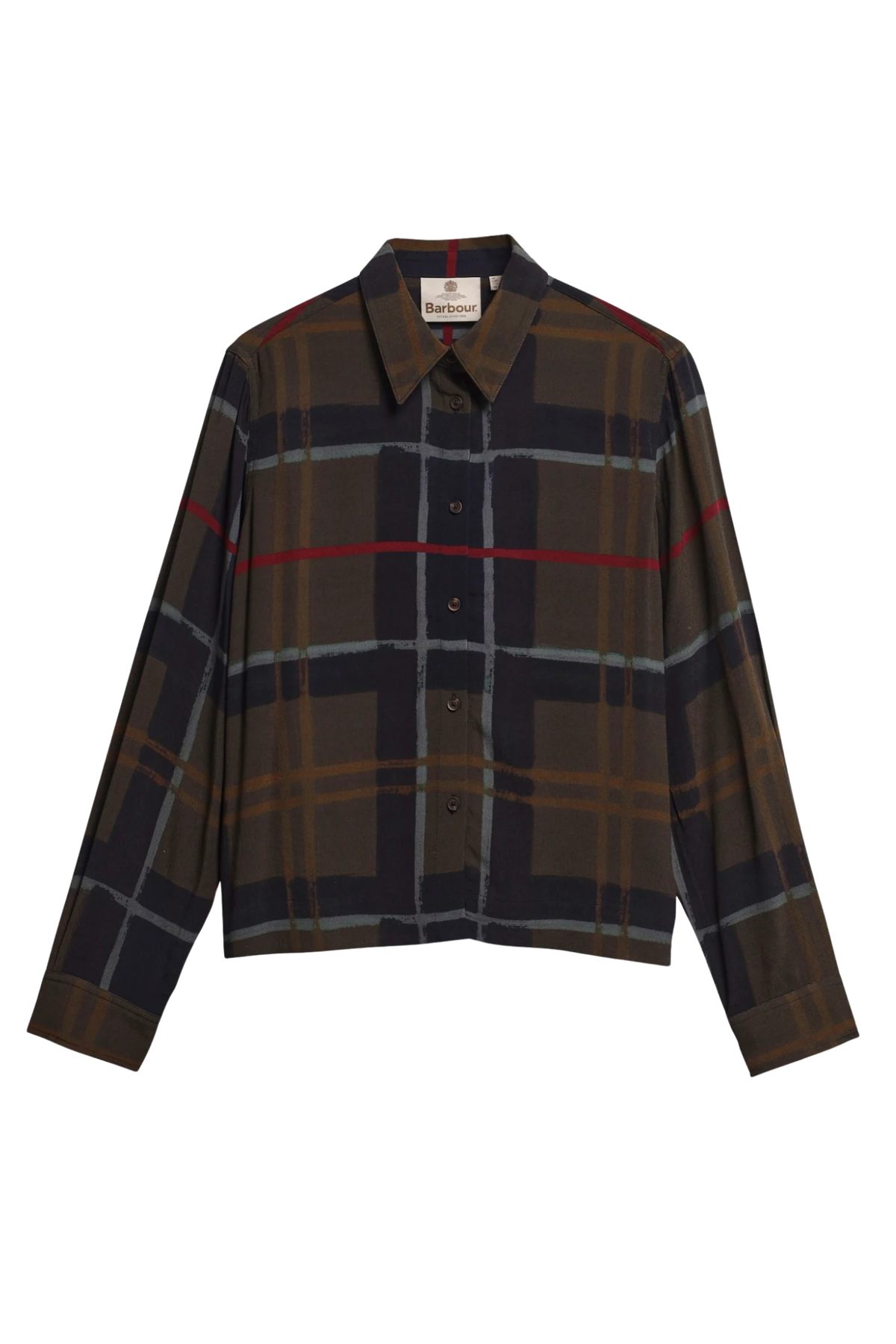 Barbour Kirklees Relaxed Shirt Shadow Classic Tartan LSH1769TN43