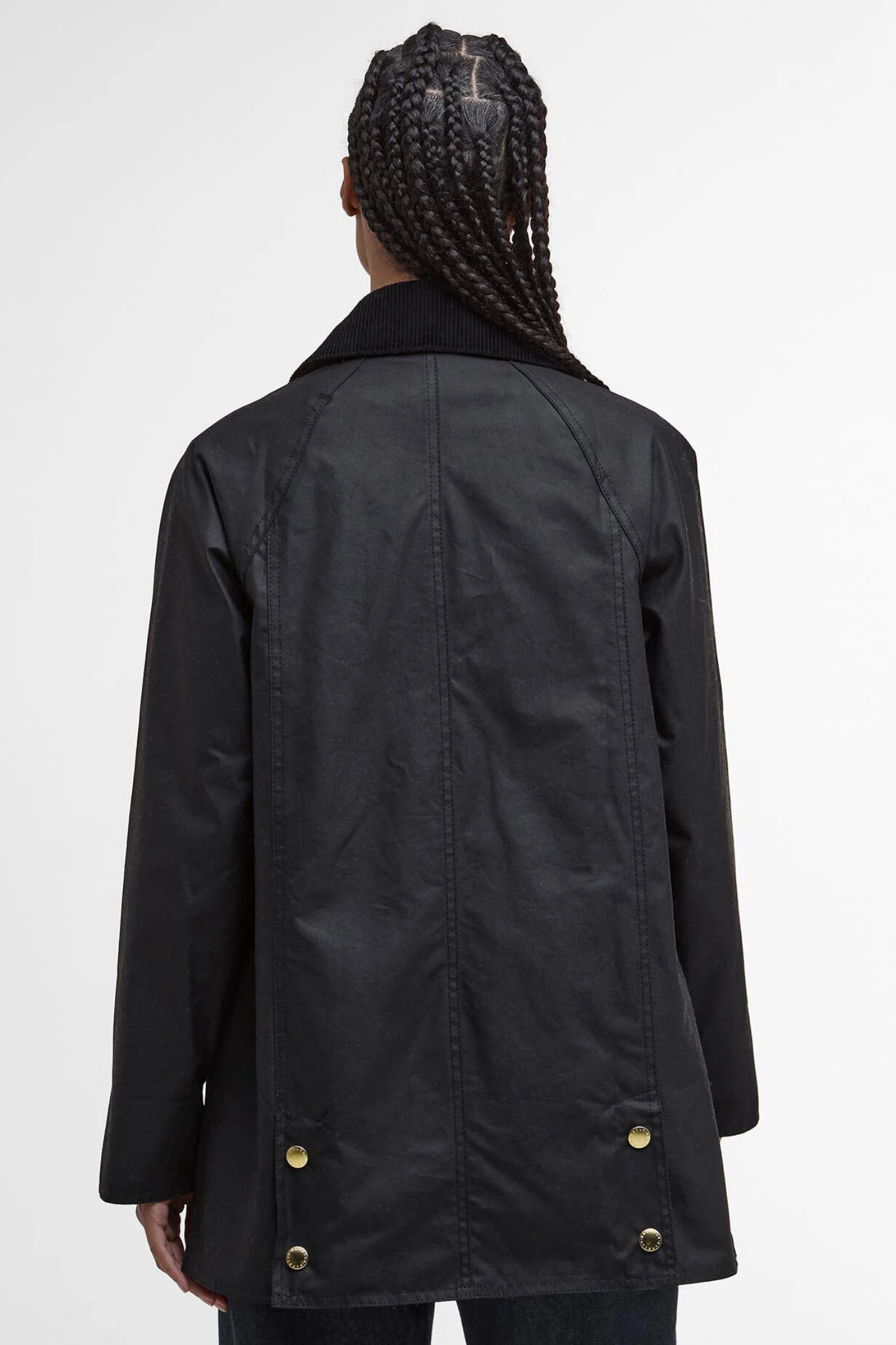 Barbour Modern Beadnell Wax Jacket Black/Classic LWX1402