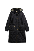 Barbour Rudson Quilted Jacket Black/Ancient LQU1928