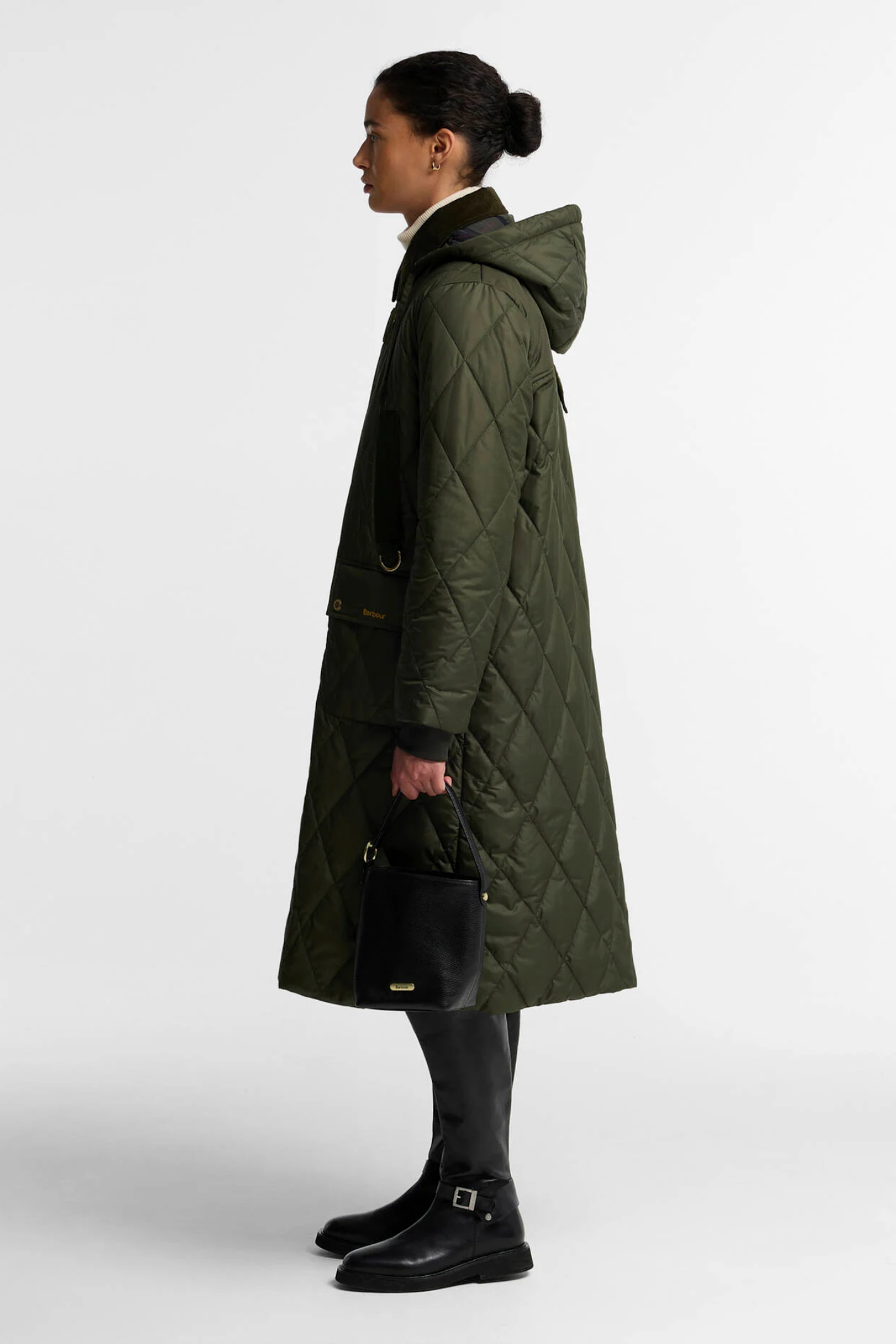 Barbour Rudson Quilted Jacket Olive/Shadow Classic LQU1928