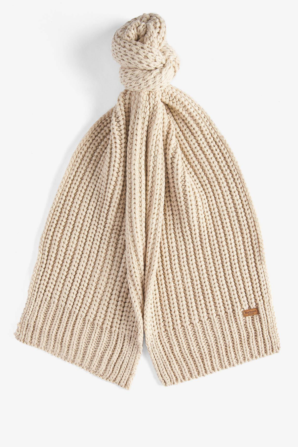 Barbour Saltburn Beanie & Scarf Gift Set Pearl LGS0023