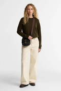 Barbour Whitley Crossbody Bag Clasic Navy worn by model Barbour Shop Barbour at Dotique