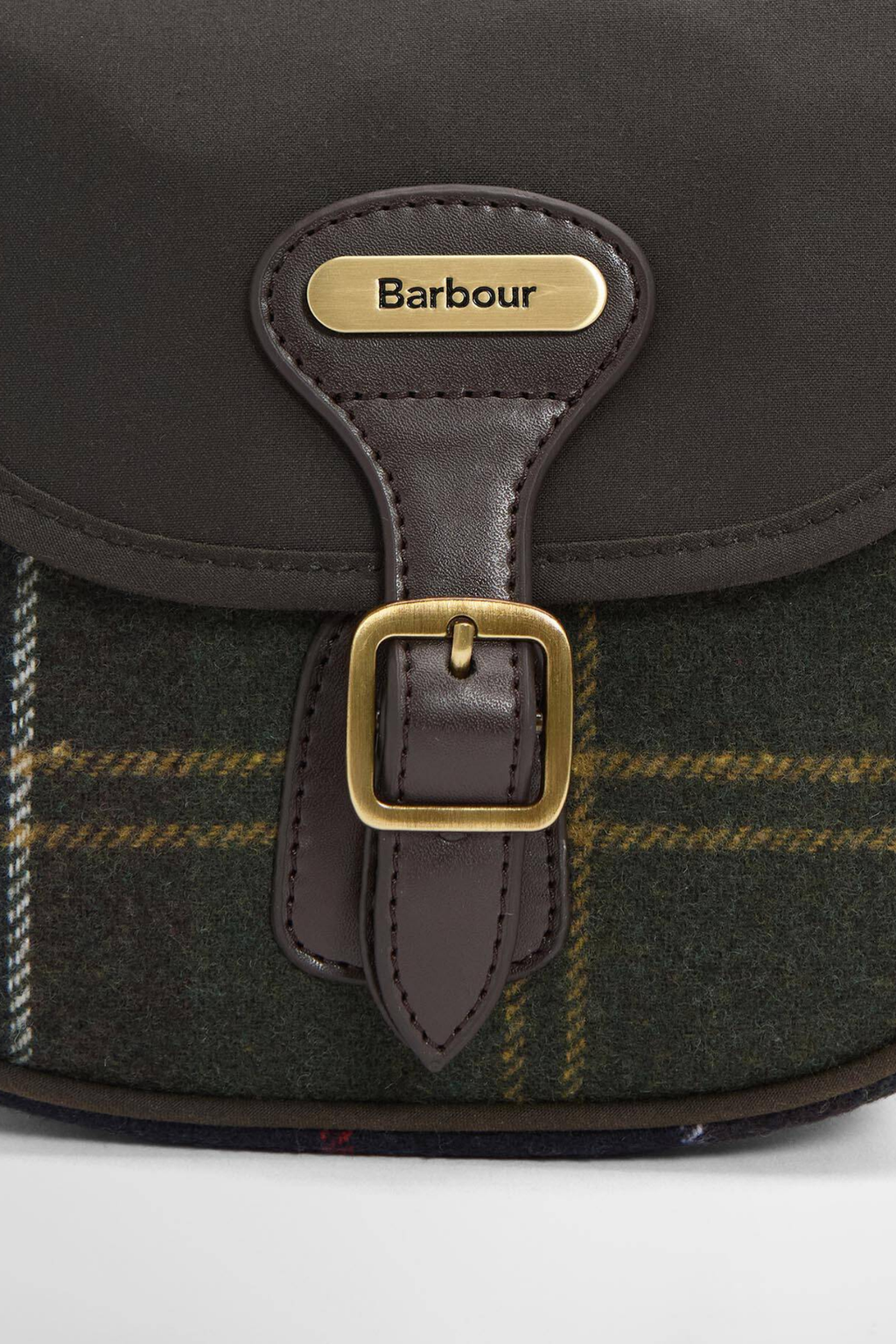 Barbour Whitley Crossbody Bag Clasic Navy close up. You can Shop Barbour at Dotique.