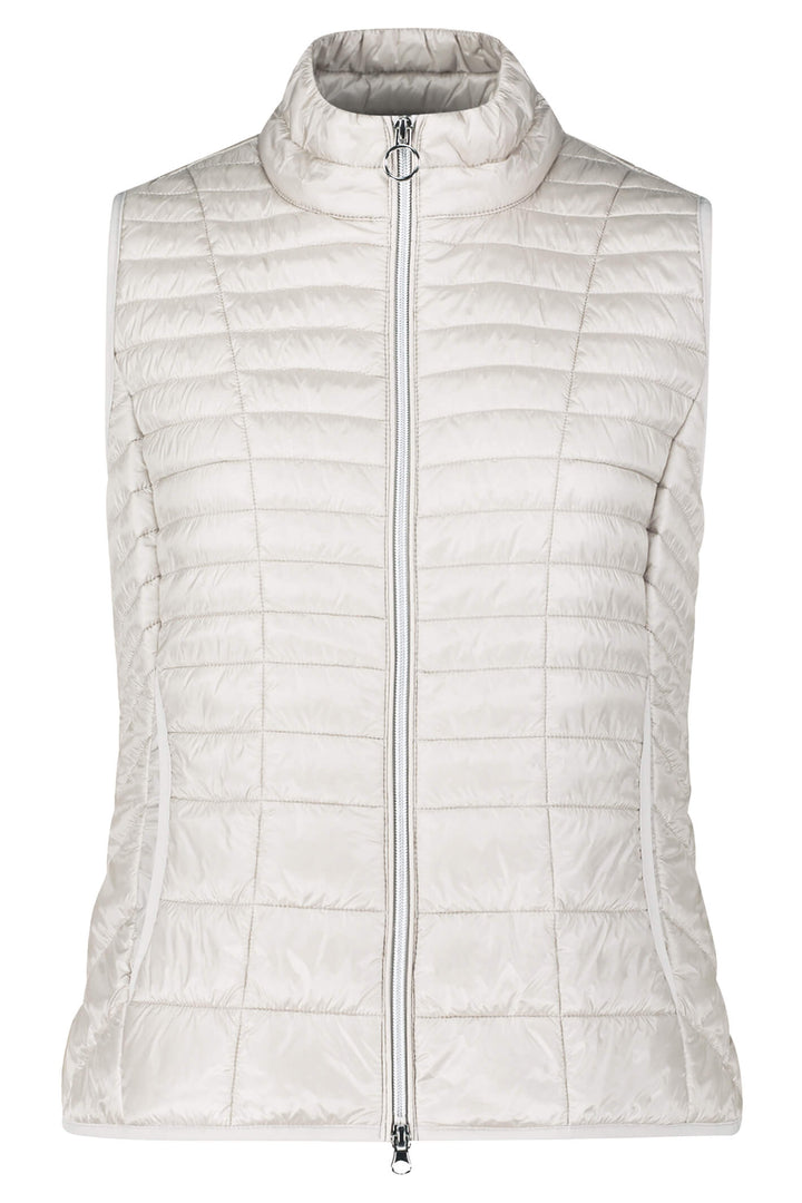 Betty Barclay 7195 1902 9106 Light Grey Padded Gilet - Dotique Chesterfield