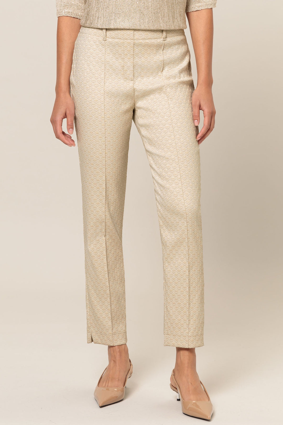 Bianca 40001 Beige Mix (199) Denver Trousers - Dotique