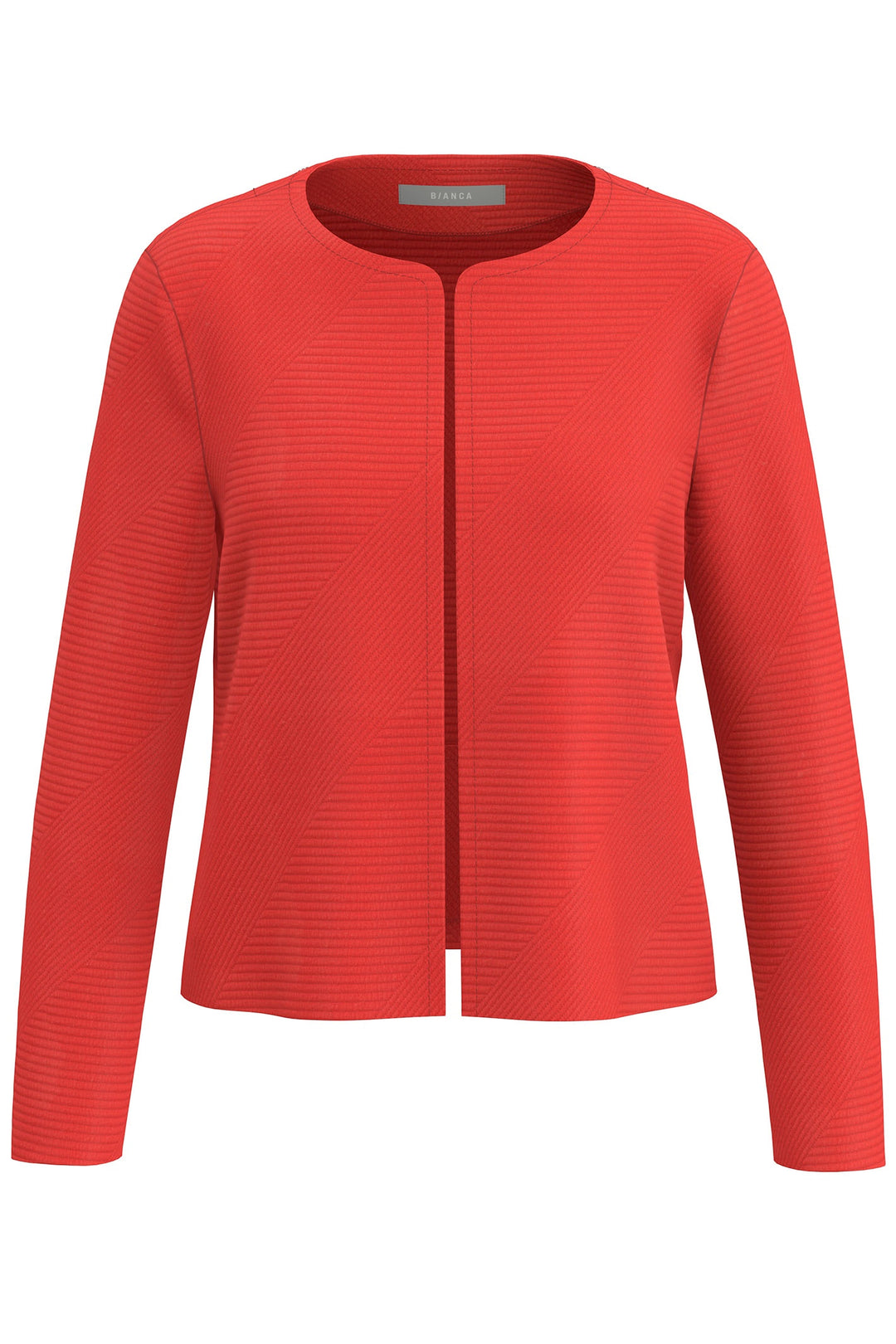 Bianca 44107 Red Pepper Talia Round Neck Jacket - Dotique