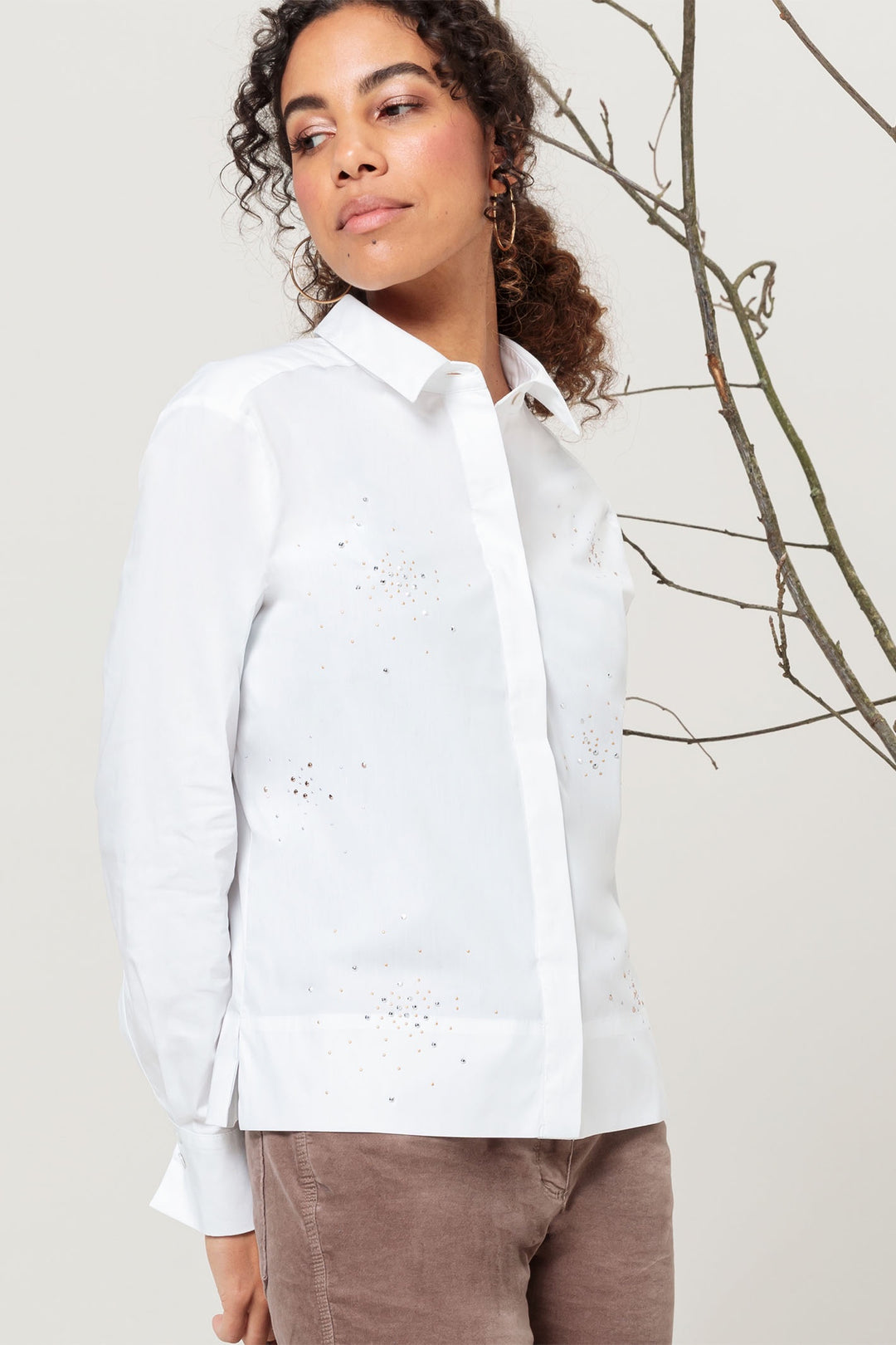 Bianca 45004 White Anina Blouse - Dotique