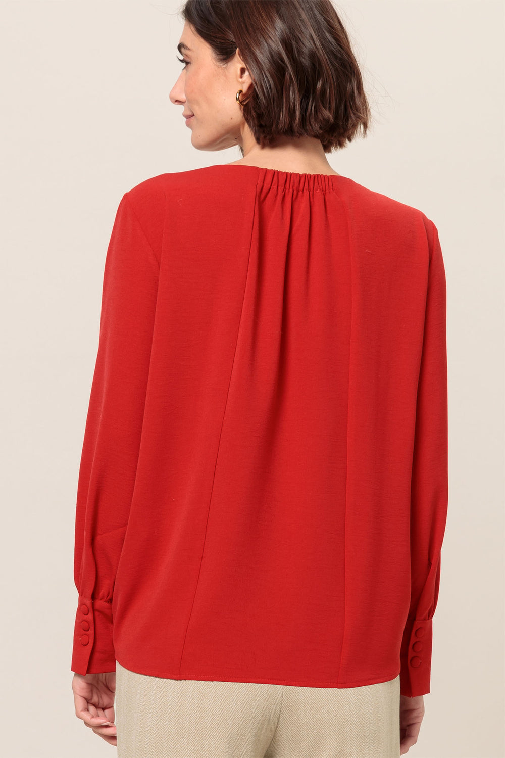 Bianca 45008 Red Pepper (363) Alana Blouse - Dotique