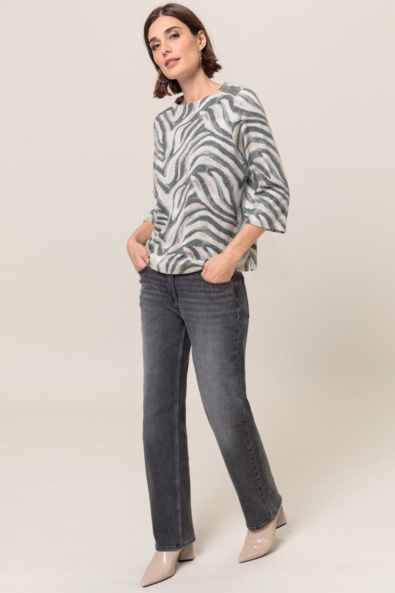 Bianca 46005 Beige Mix(199) Kylin Top - Dotique