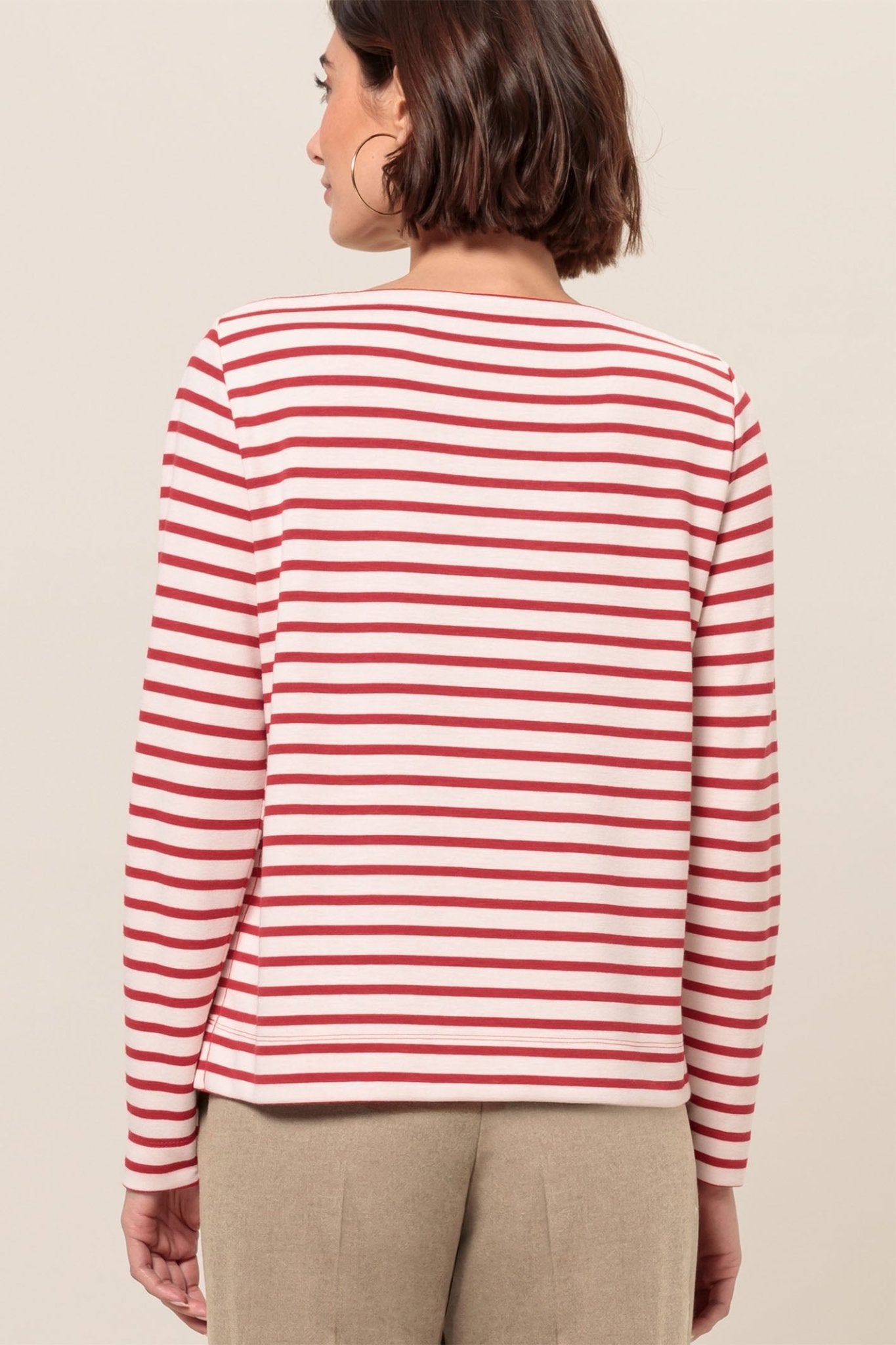 Bianca 46039 Red Mix Stripe (399) Lotta Top - Dotique