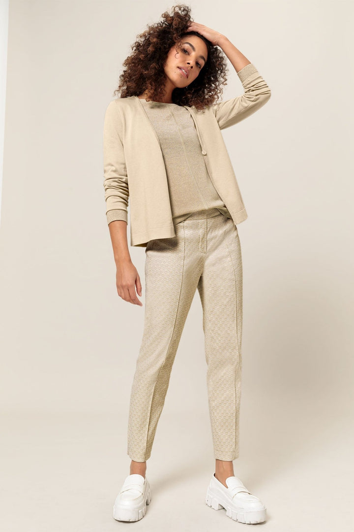 Bianca 48000 Biscuit Melange(110) Vadis Cardigan - Dotique