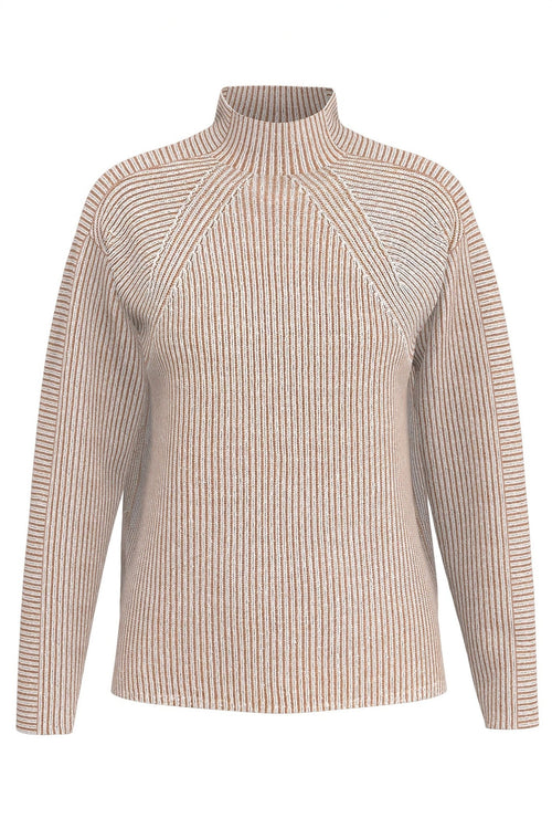 Bianca 48022 Almond Daris Ribbed Jumper - Dotique