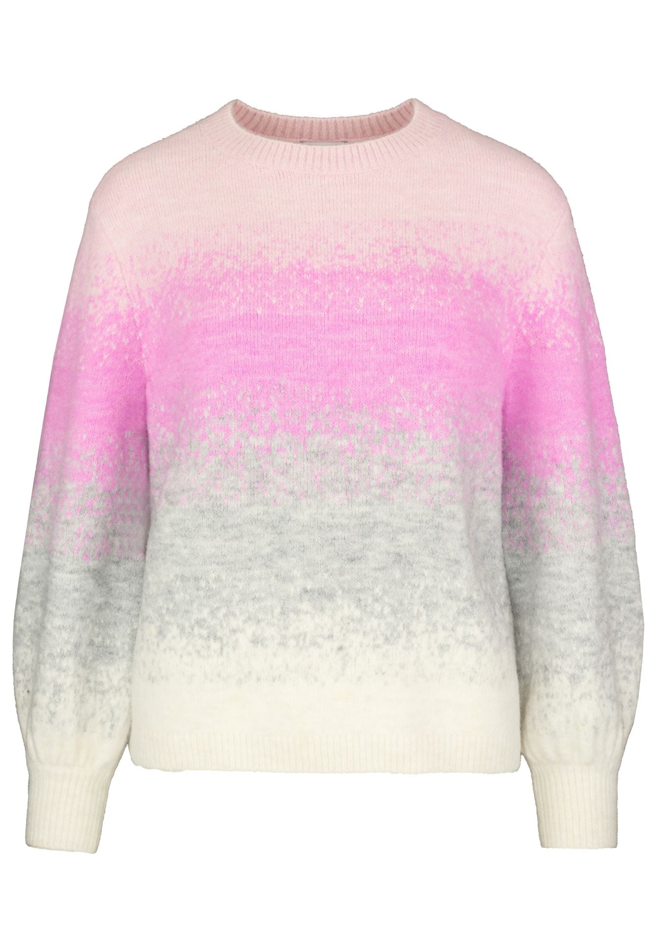 Bianca 68039 Pink Mix Udine Round Neck Jumper - Dotique - Bianca