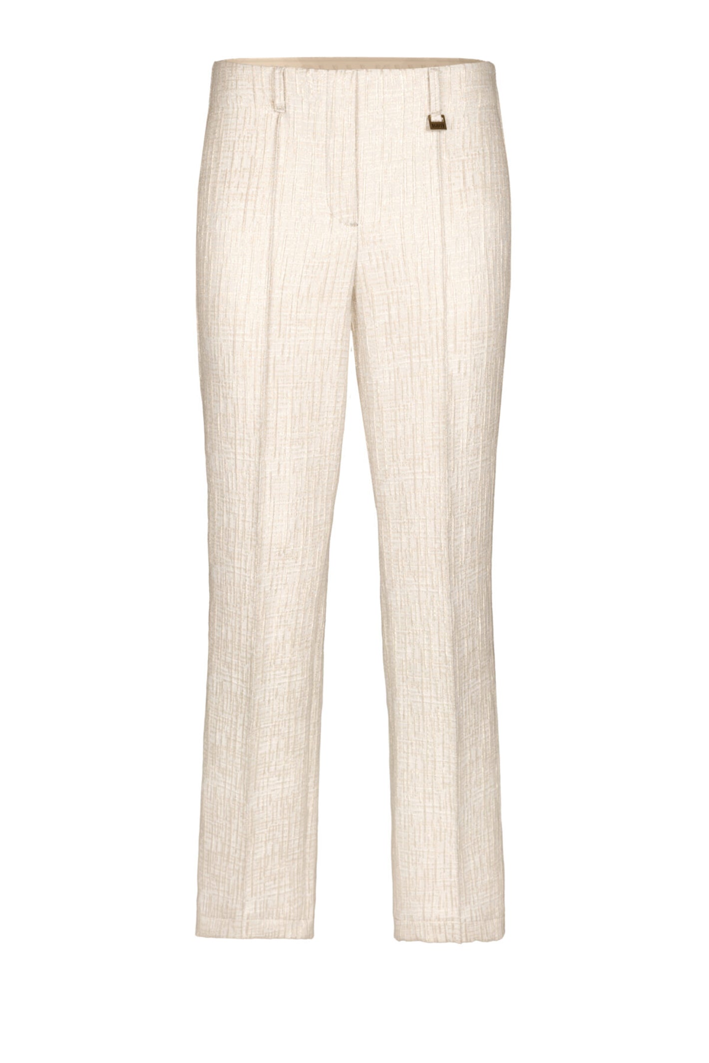Front view of Bianca 70023 Denver Beige Mix Trousers by bianca, shop bianca collection at Dotique