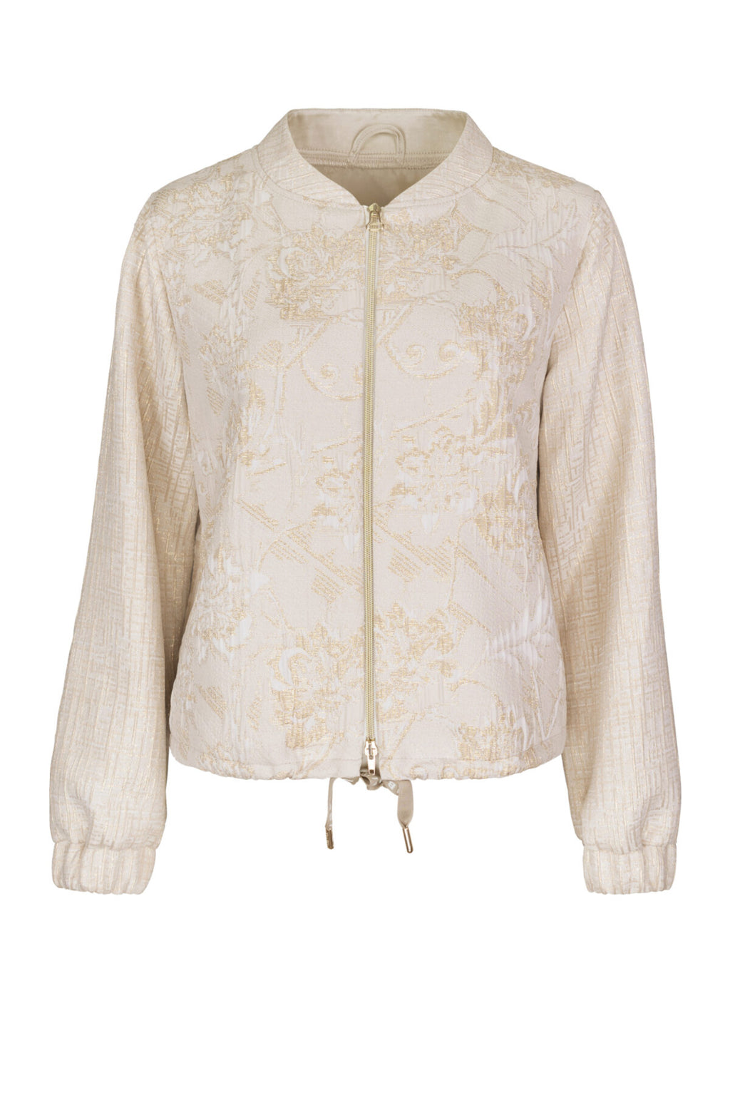 Front view of Bianca 74032 Rachel Textured Jacket Beige Mix by bianca, shop bianca collection at Dotique