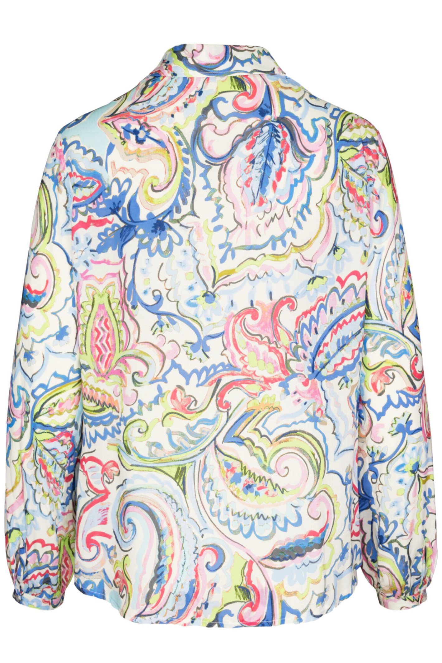 Colourful paisley print blouse by Bianca in soft 100% viscose. Easy to wear, flattering and perfect for everyday styling. Shop now at Dotique.
