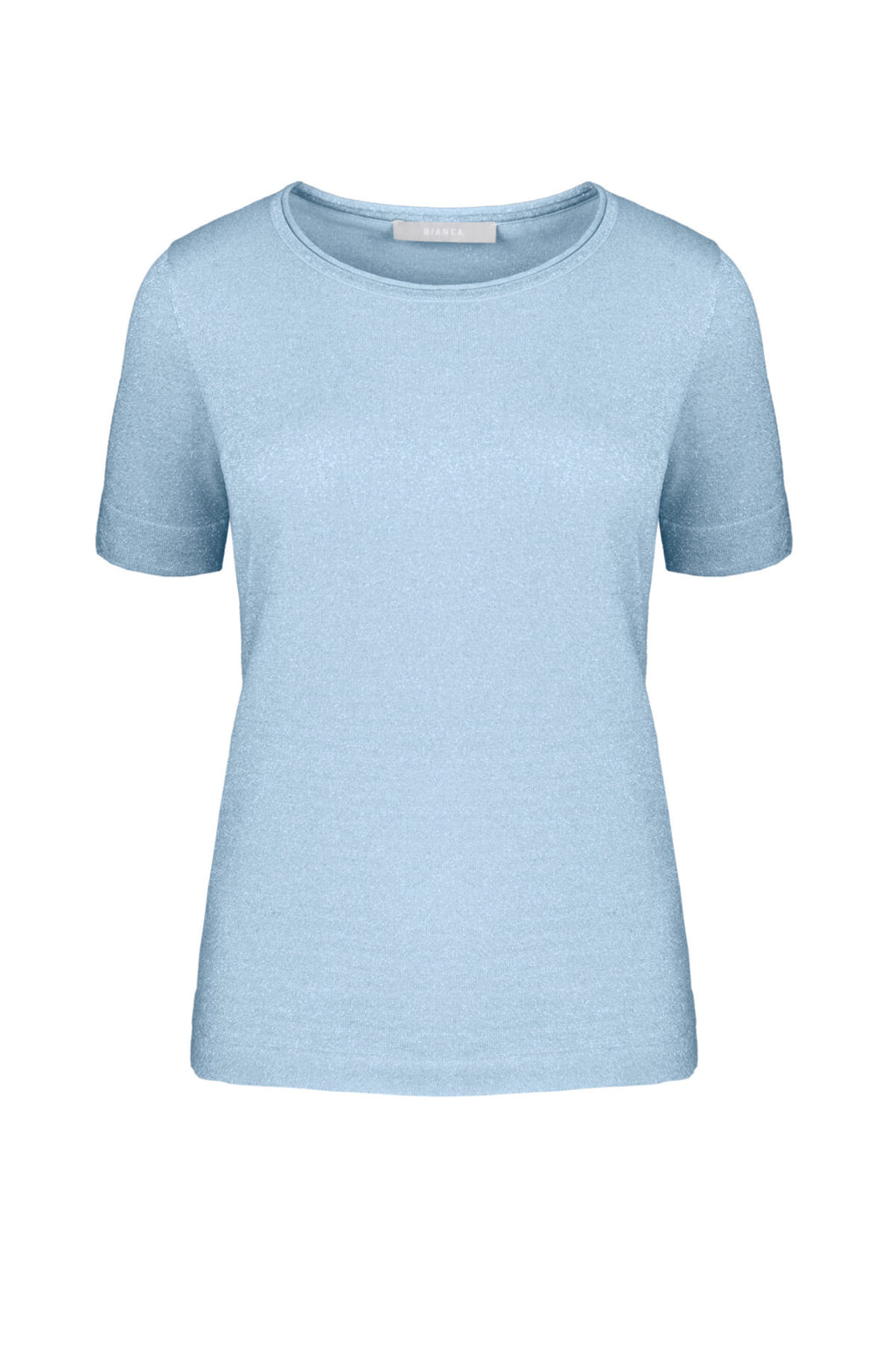 Bianca 78029 Rabea Fine Knit Top Seaside Blue by bianca, shop bianca collection at Dotique in classic front view