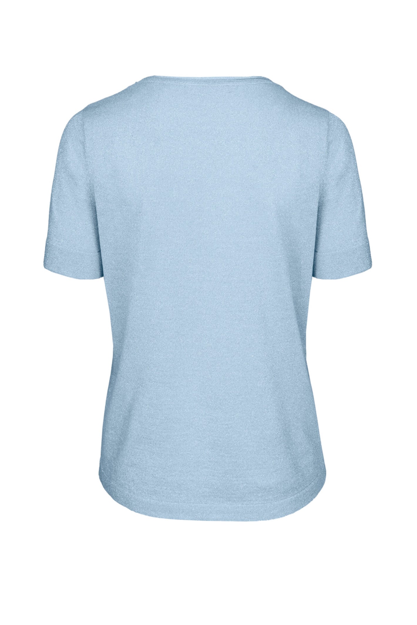 Back view of Bianca 78029 Rabea Fine Knit Top Seaside Blue by bianca, shop bianca at Dotique