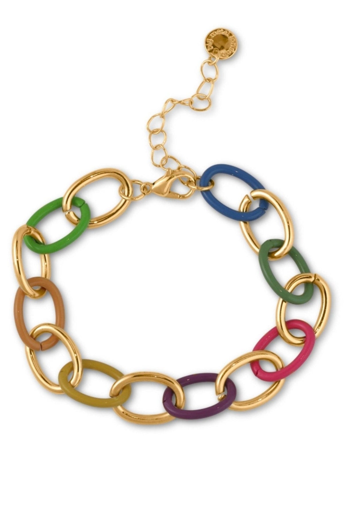 Big Metal 3131 Paula Enamelled Chain Bracelet - Dotique - Big Metal London