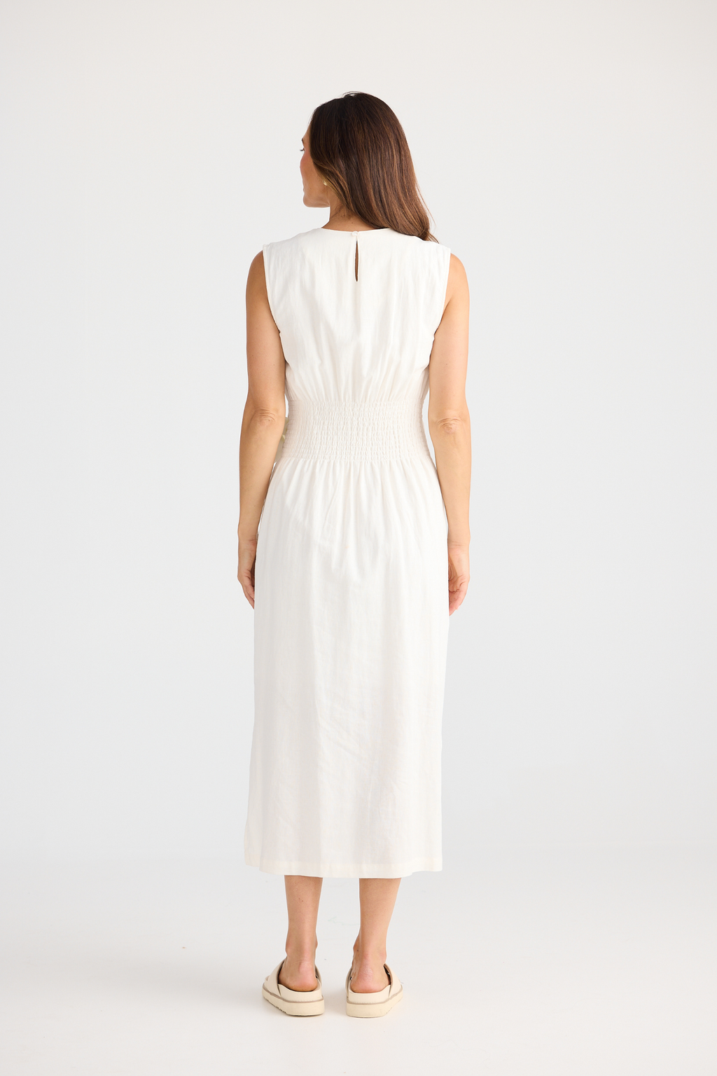 Brave + True Turning Point Dress BT25374-1 in off white – Dotique