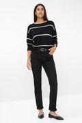 Brax 71-1707 02 Mary Winter Dream Five-Pocket Straight Leg Jeans Black