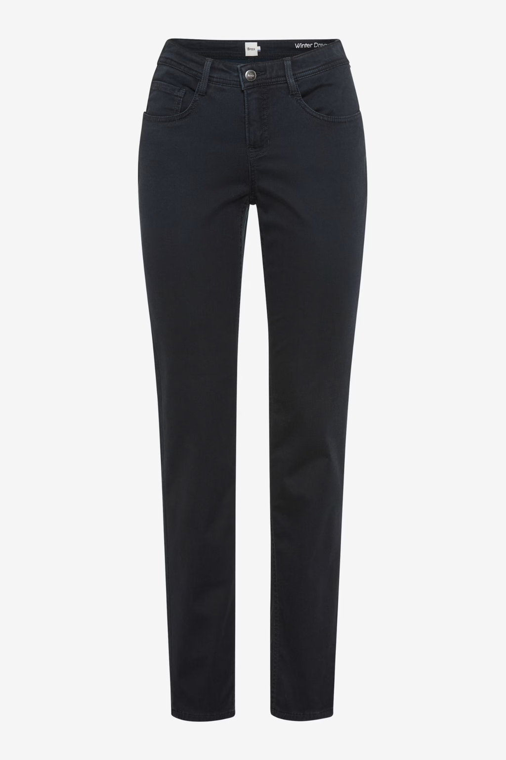Brax 71-1707 22 Mary Winter Dream Five-Pocket Straight Leg Jeans Dark Blue