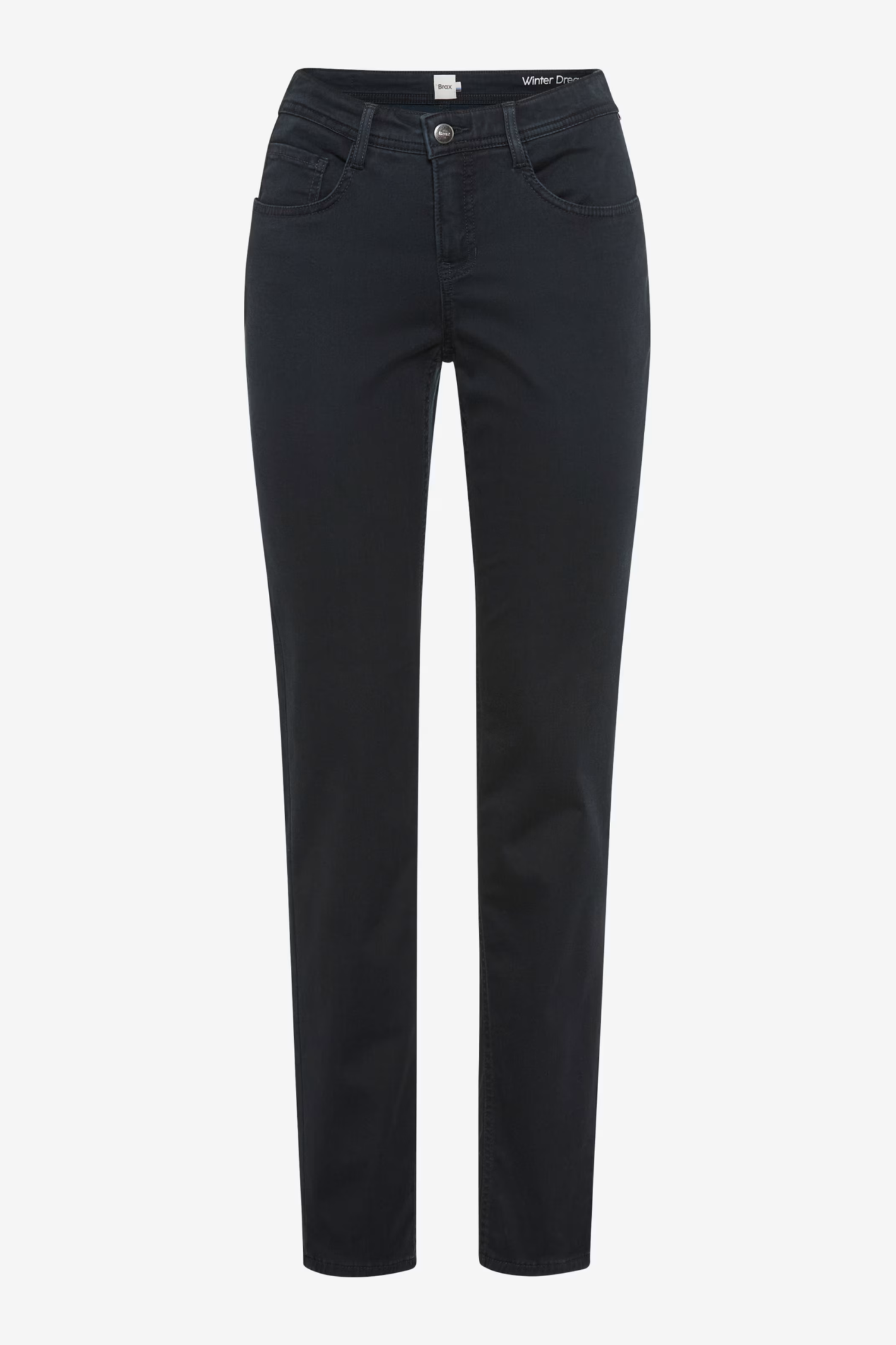 Brax 71-1707 22 Mary Winter Dream Five-Pocket Straight Leg Jeans Dark Blue