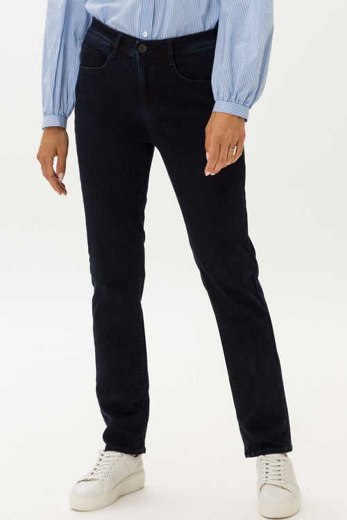 Brax Carola Navy Five - Pocket Jeans Short 70 - 7000 22 - Dotique - Brax