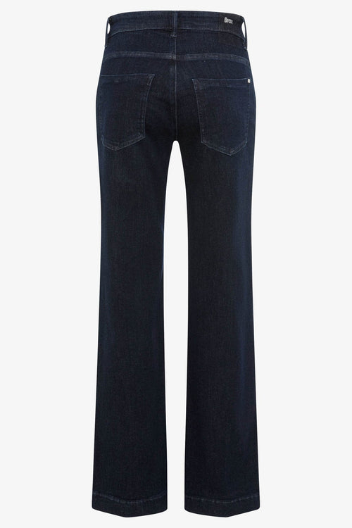 Brax Maine 70 - 7150 22 Clean Dark Blue Wide Leg Jeans - Dotique - Brax