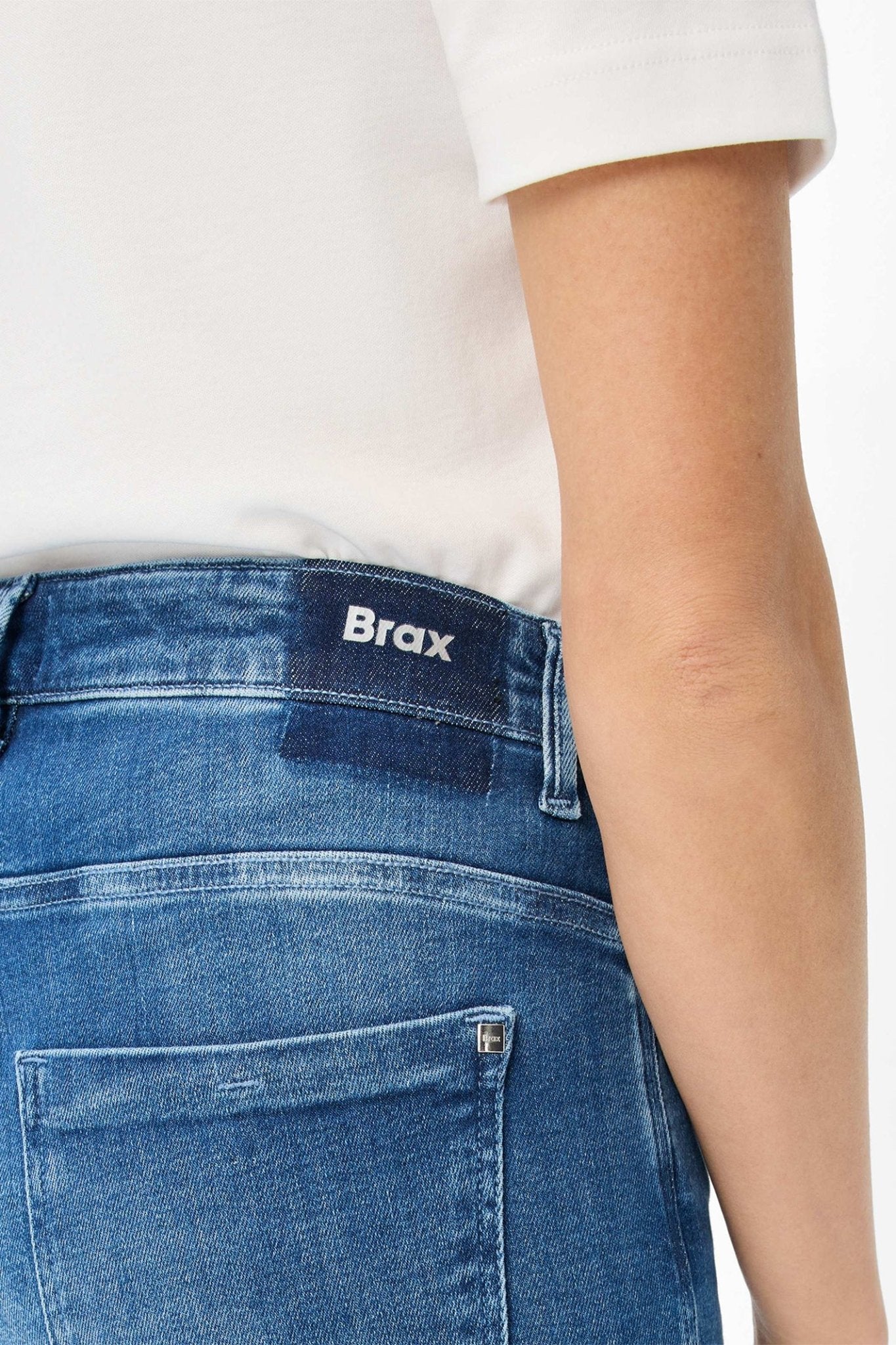 Brax Maine 70 - 7150 27 Used Blue Wide Leg Jeans - Dotique - Brax