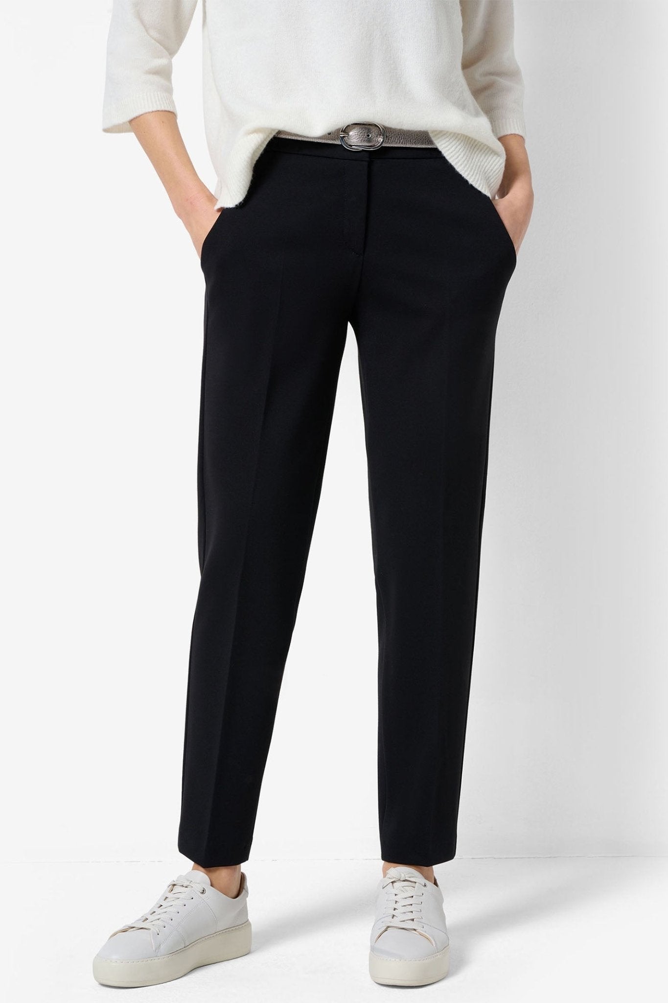 Brax Maron Chino Trousers Black 70 - 5650 02 - Dotique - Brax