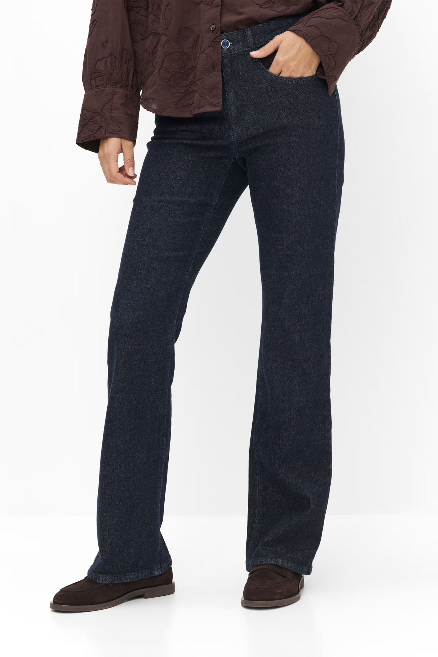 Brax Mary 09-6013-12 Bootcut Jeans Denim Dark Blue