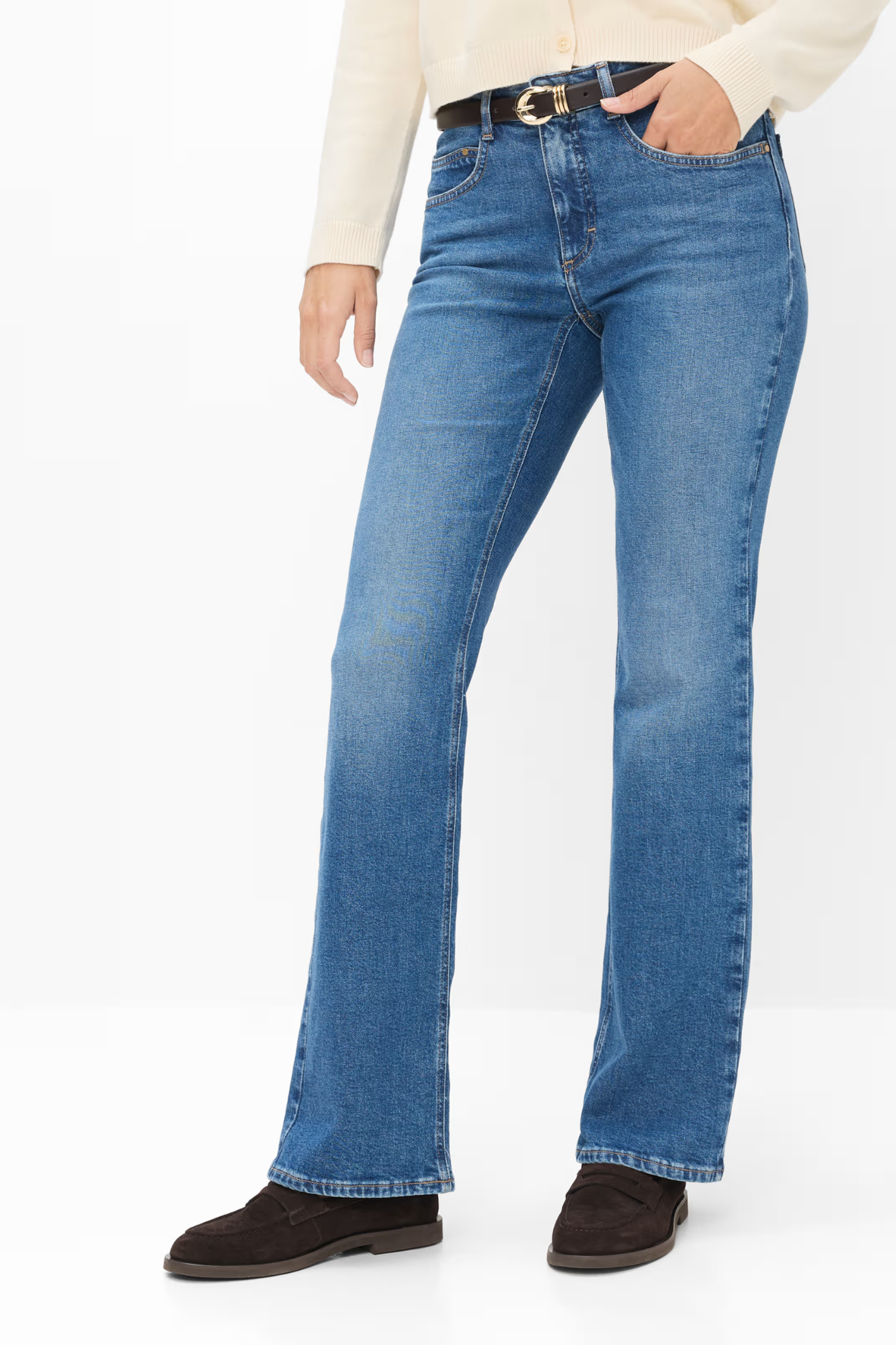 Brax Mary 09-6013-25 Bootcut Jeans Denim Blue Regular