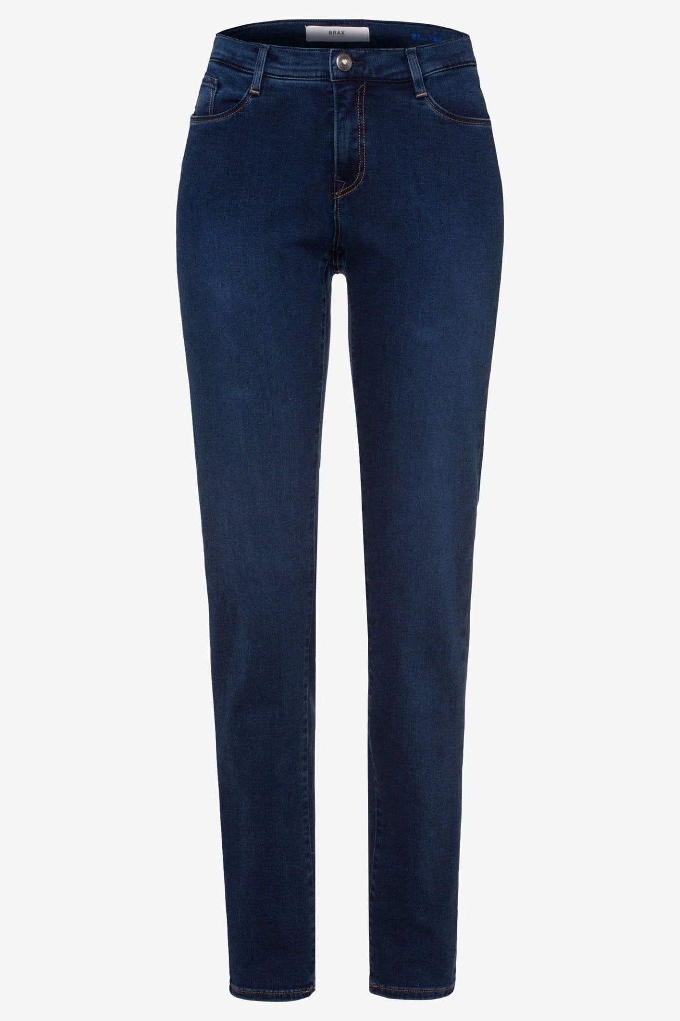 Brax Mary 70-4000 25 Slightly Used Regular Blue Slim Fit Straight Leg Jeans - Dotique Chesterfield