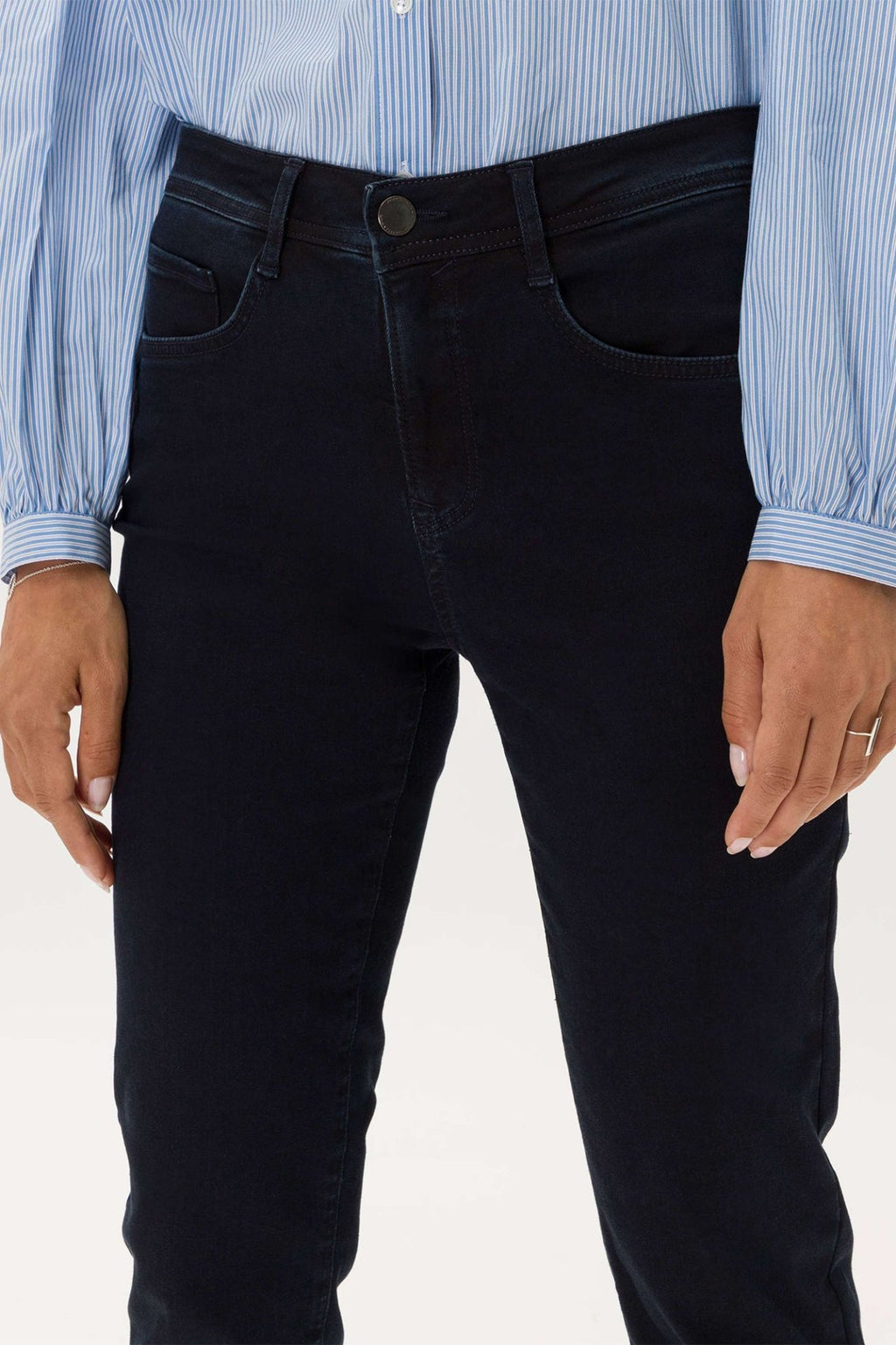 Brax Mary 70 - 7000 22 Dark Blue Slim Fit Straight Leg Jeans - Dotique - Brax