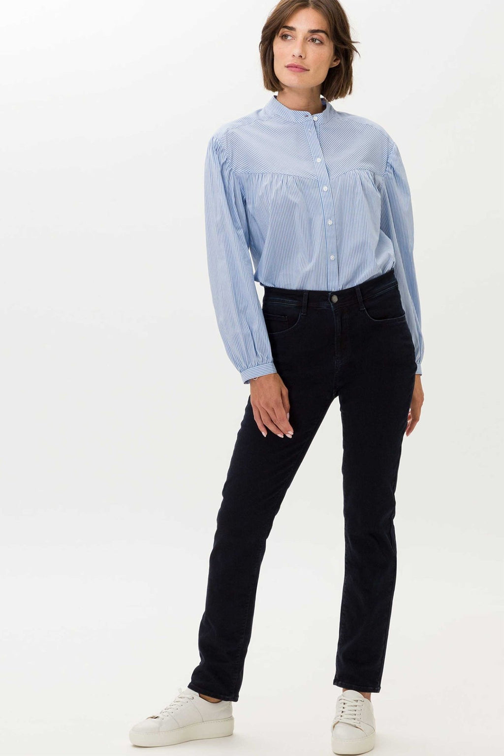 Brax Mary 70 - 7000 22 Dark Blue Slim Fit Straight Leg Jeans - Dotique - Brax