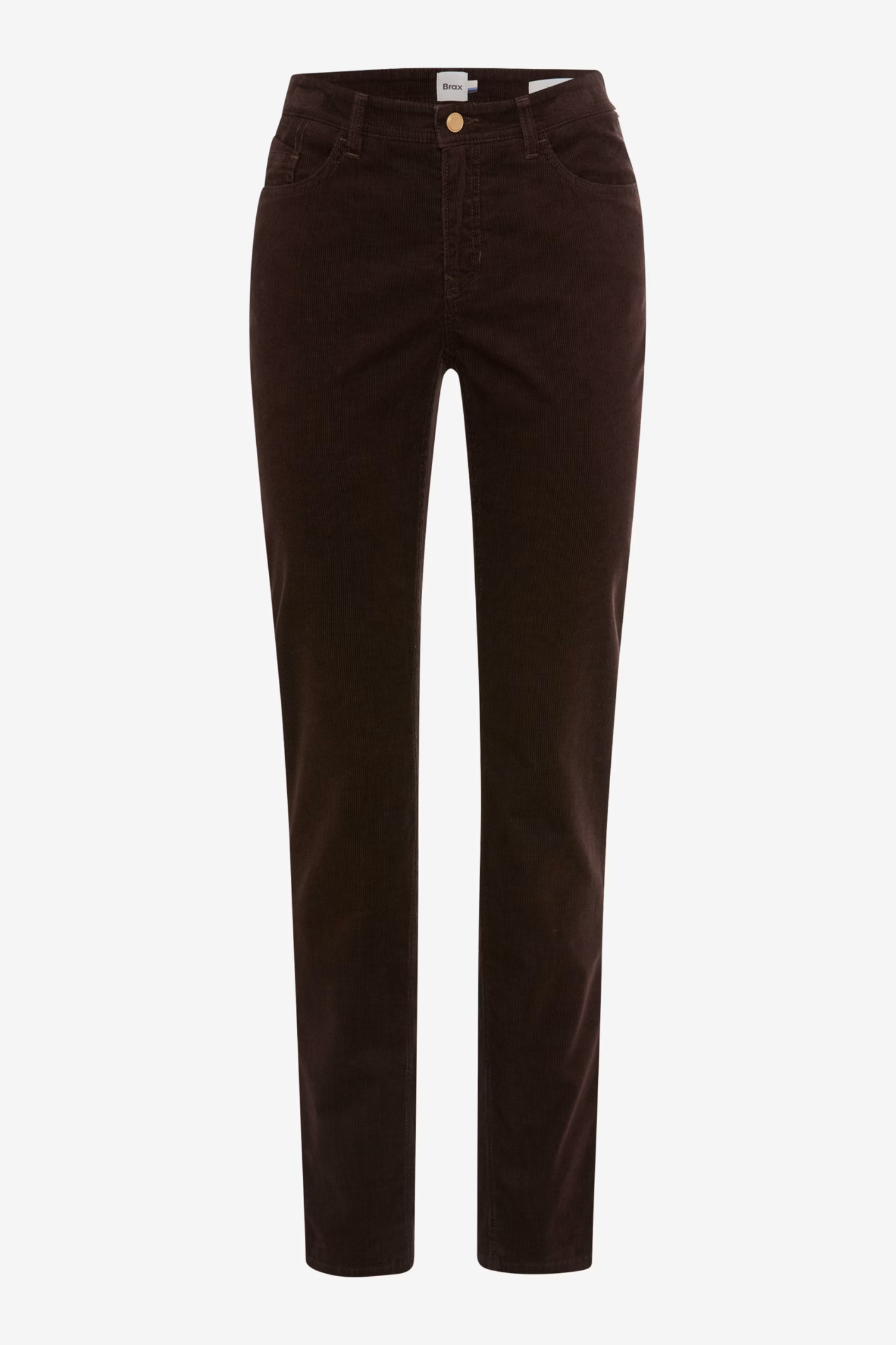 BRAX Mary Corduroy Trousers 9-3833/55 Dark Brown