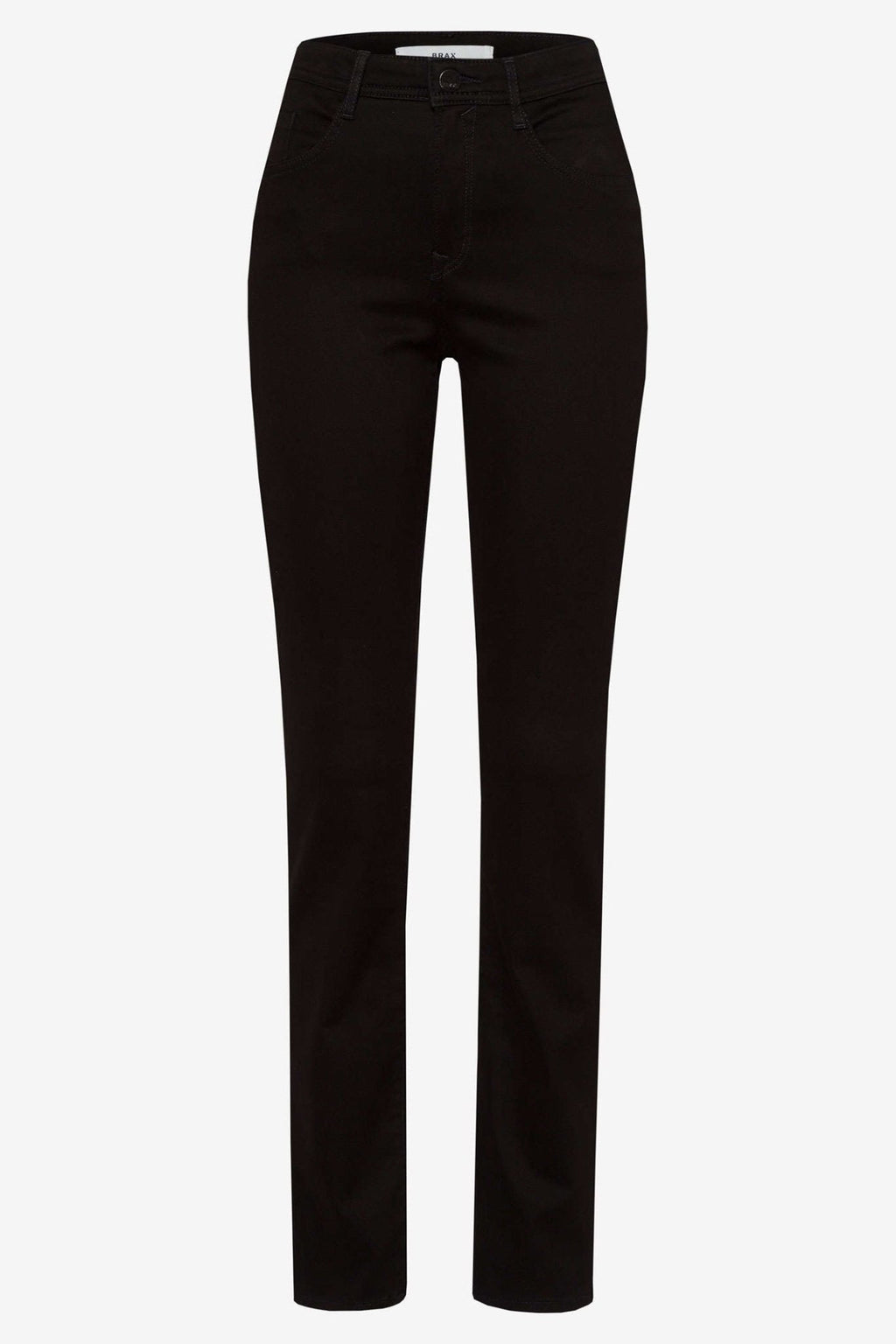 Brax Mary 71-1707 02 Black Regular Fit Straight Leg Jeans - Dotique Chesterfield