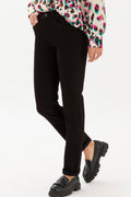 Brax Mary Five - Pocket Straight Leg Jeans Black Short Fit 71 - 1707 02 - Dotique - Brax