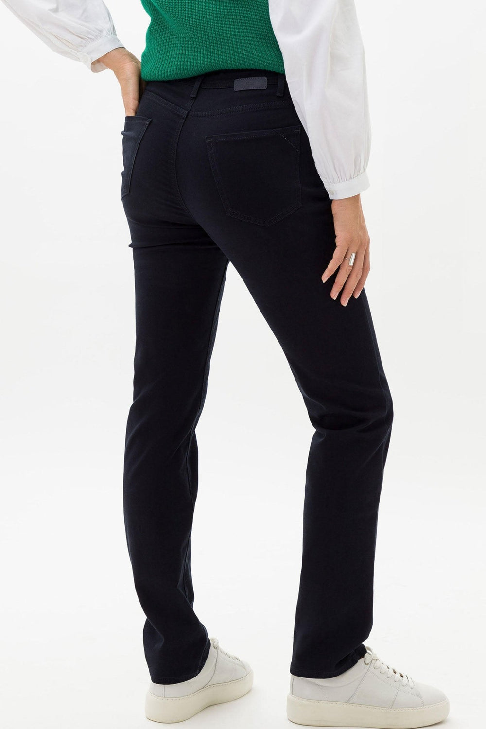 Brax Mary 71-1707 22 Marine Dark Blue Regular Fit Straight Leg Jeans - Dotique Chesterfield