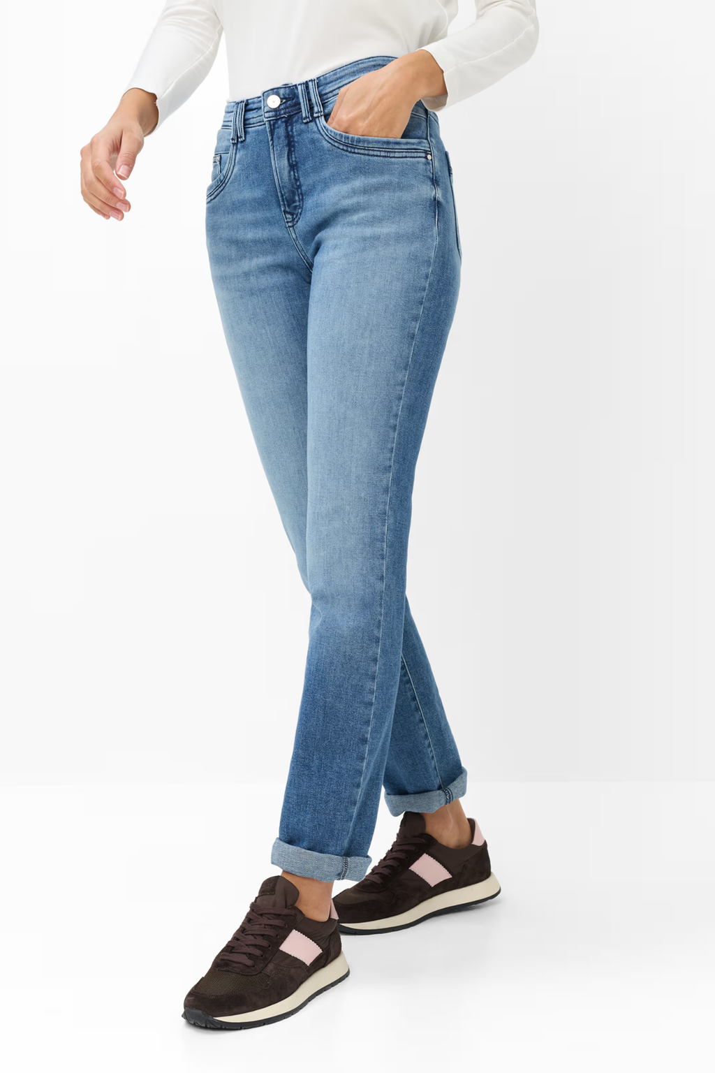 BRAX Mary Light Blue Straight Leg Jeans 09-6503-27