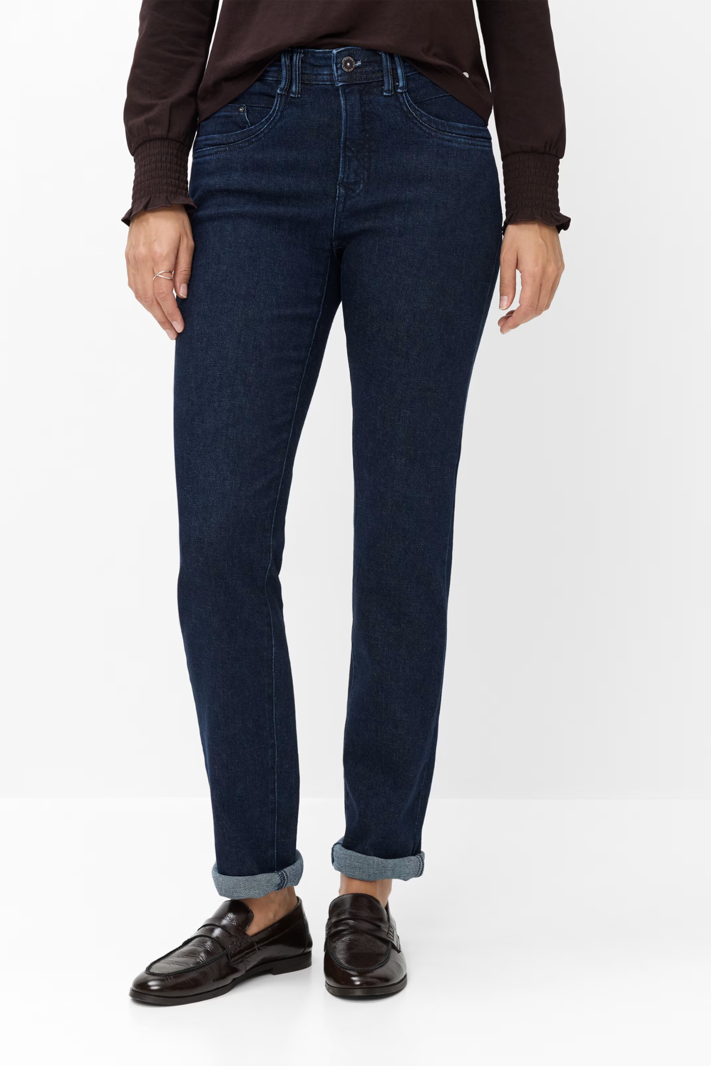 Brax Mary Regular 09-6503-12 Straight Jeans Denim Dark Blue