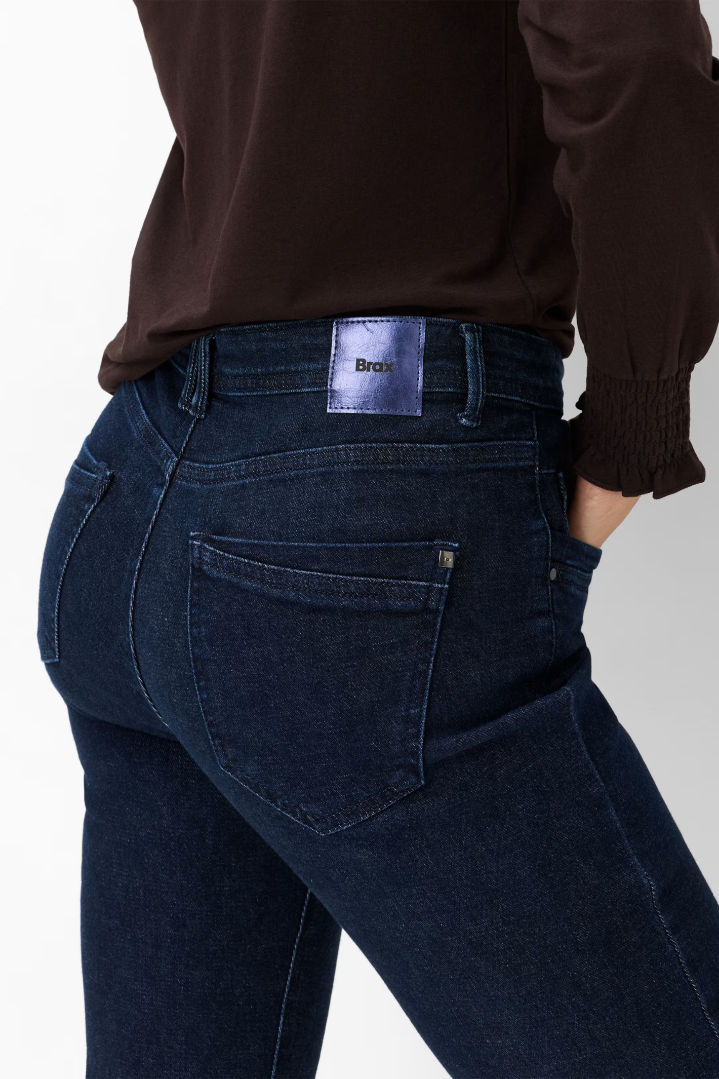Brax Mary Regular 09-6503-12 Straight Jeans Denim Dark Blue